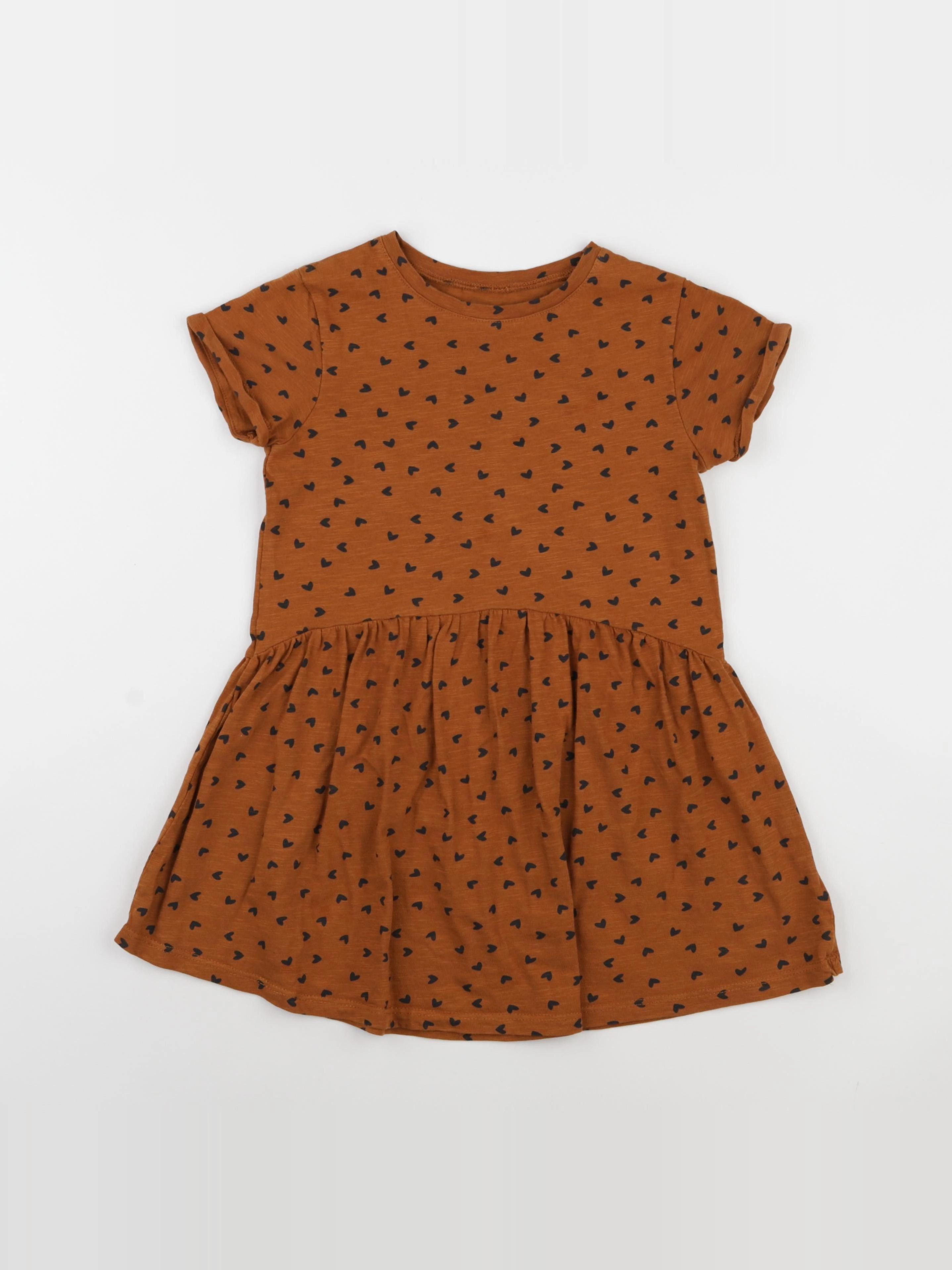 Vertbaudet - robe marron - 8 ans