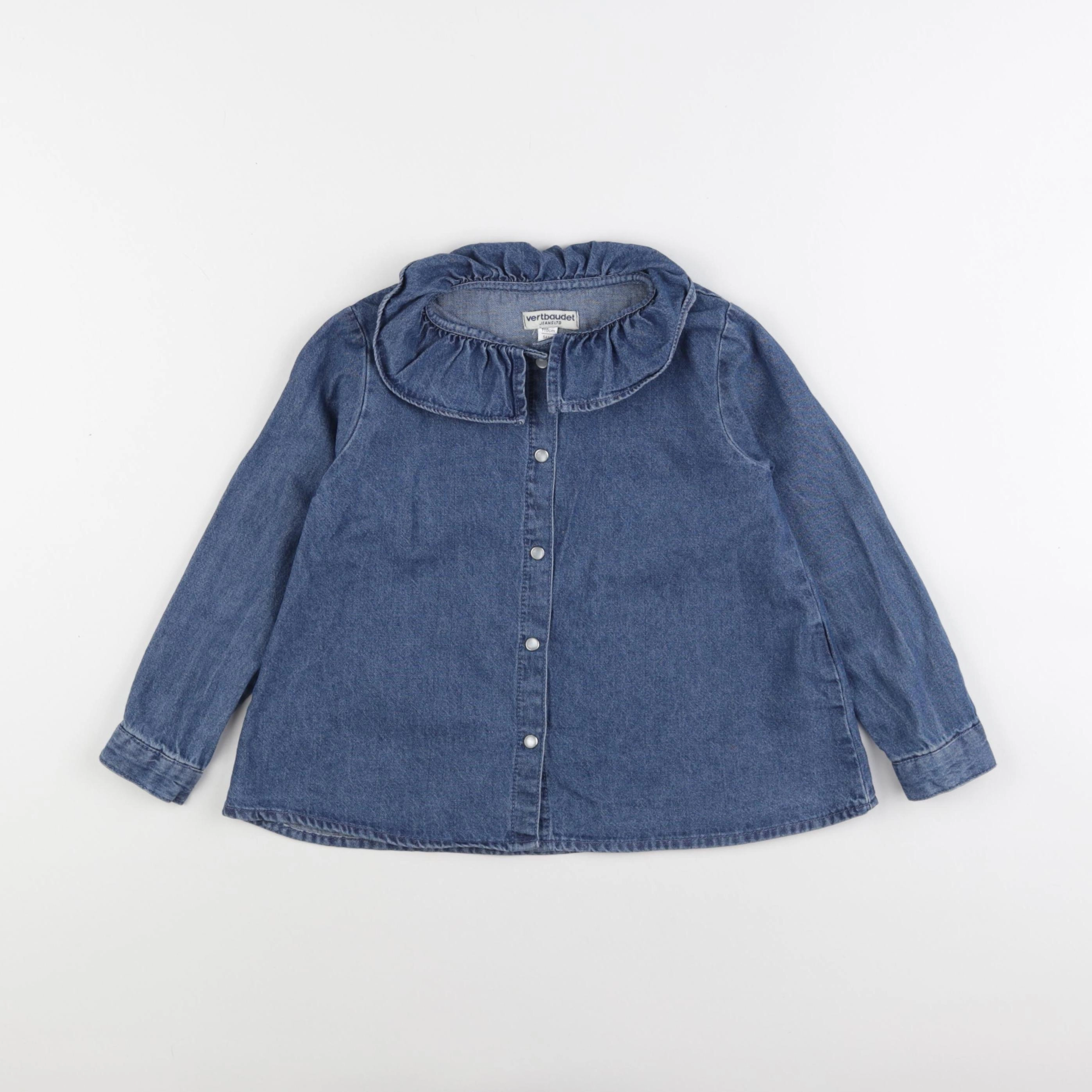 Vertbaudet - blouse bleu - 5 ans