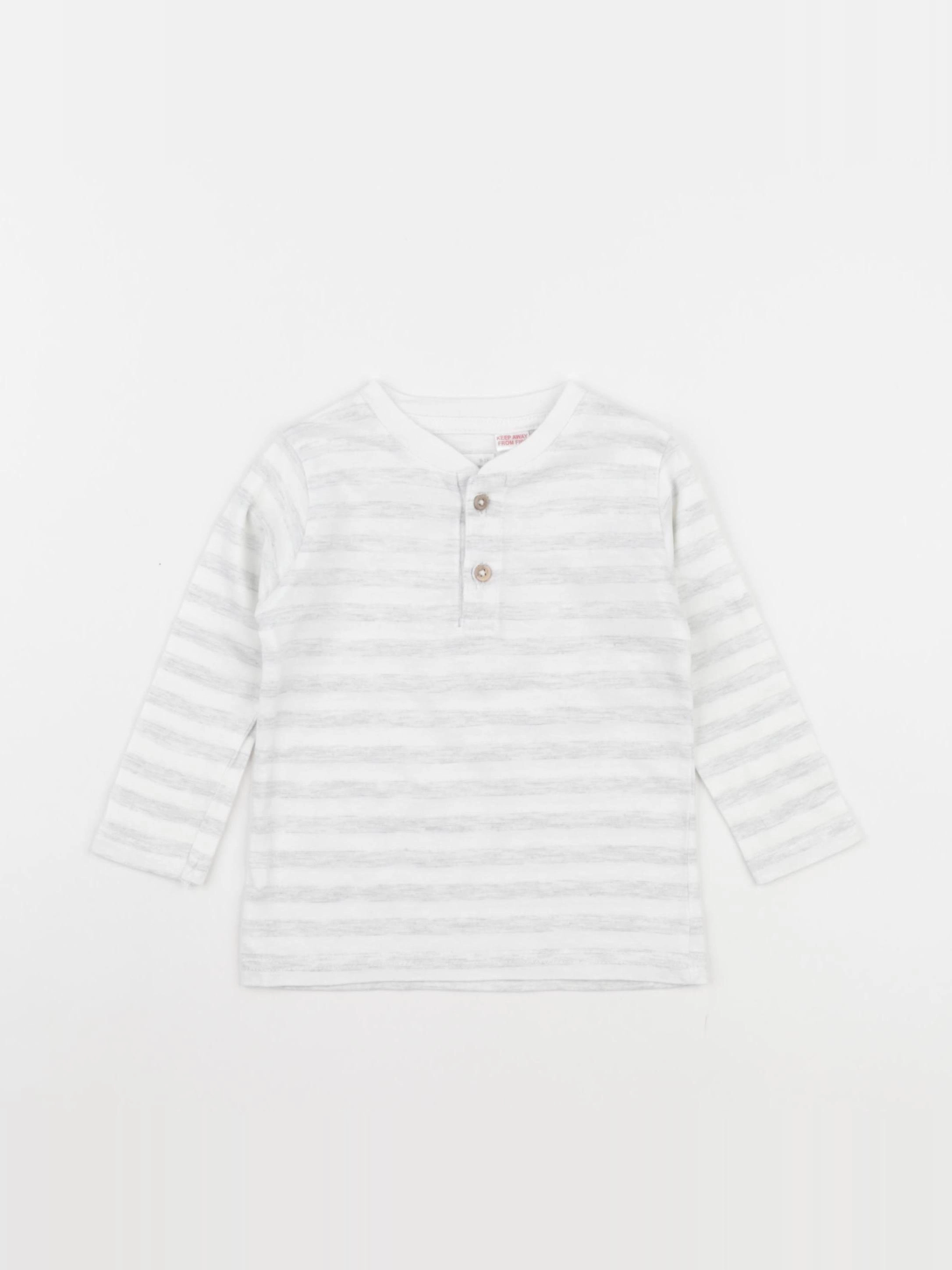 Mango - tee-shirt gris - 9/12 mois