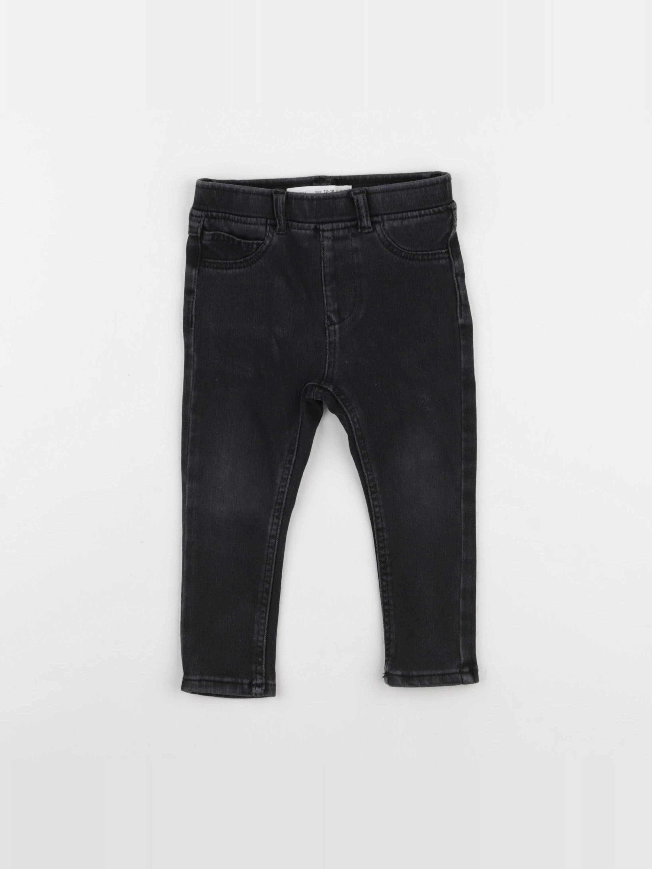 Zara - jegging noir - 18/24 mois