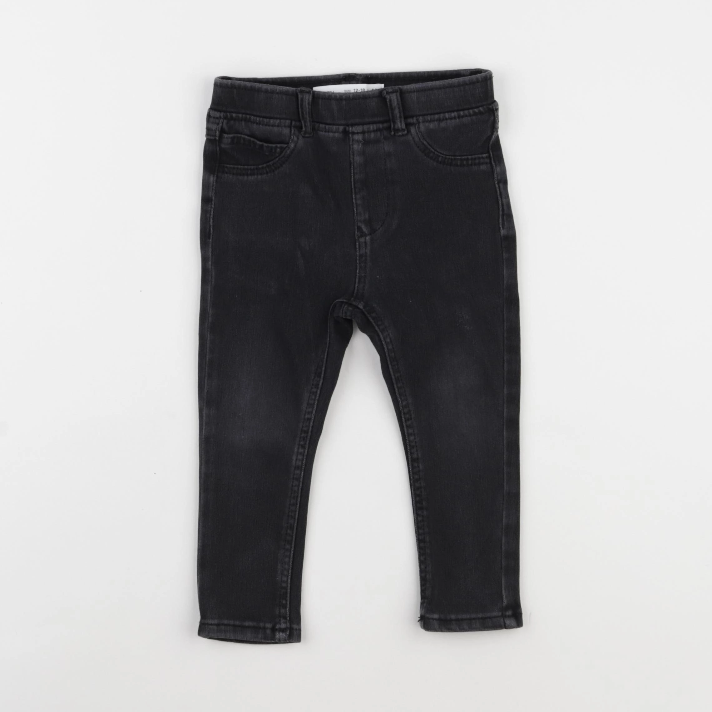Zara - jegging noir - 18/24 mois