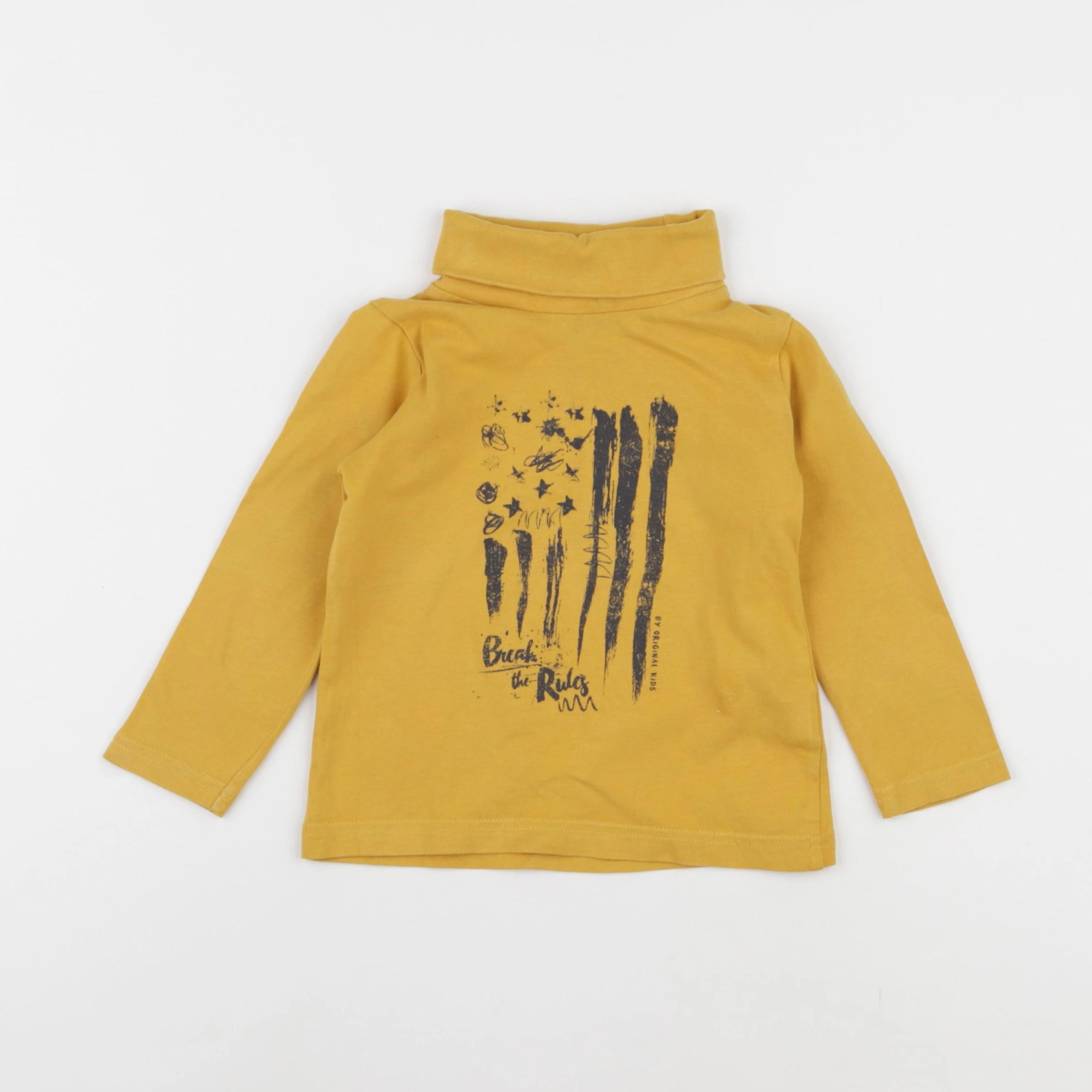 Tape à l'oeil - sous-pull jaune - 2 ans