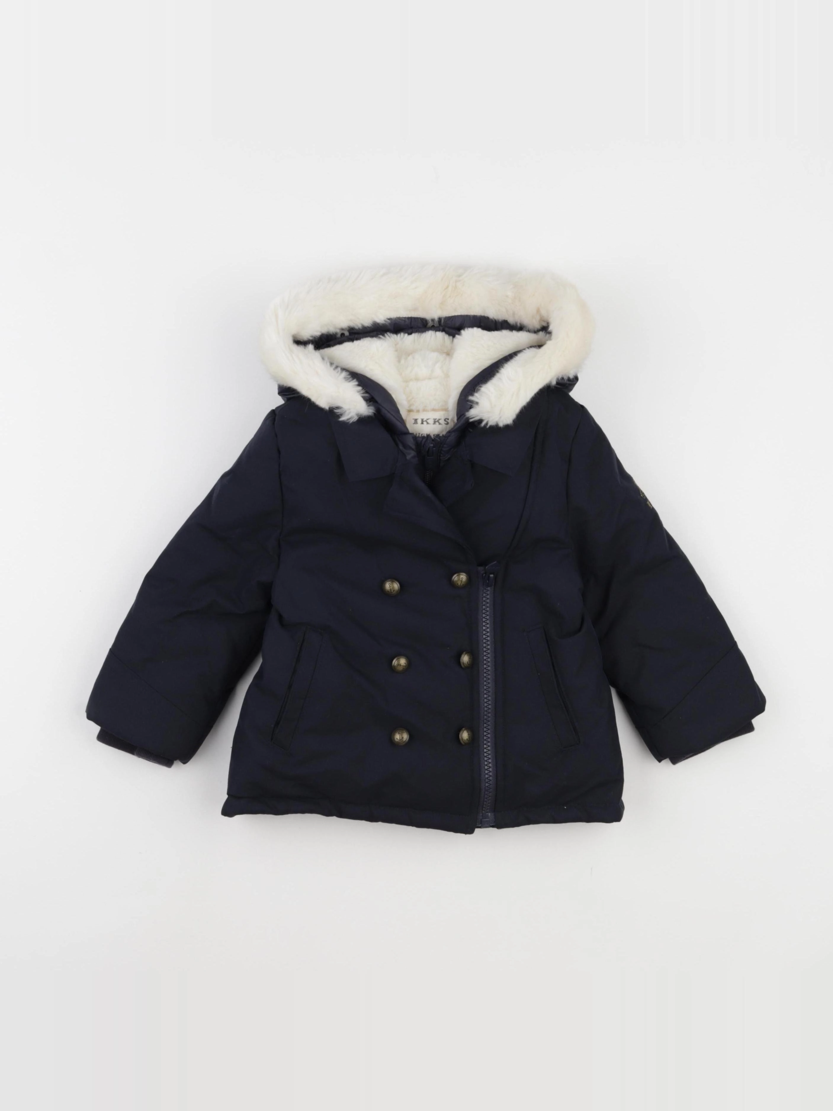 IKKS - doudoune bleu - 2 ans