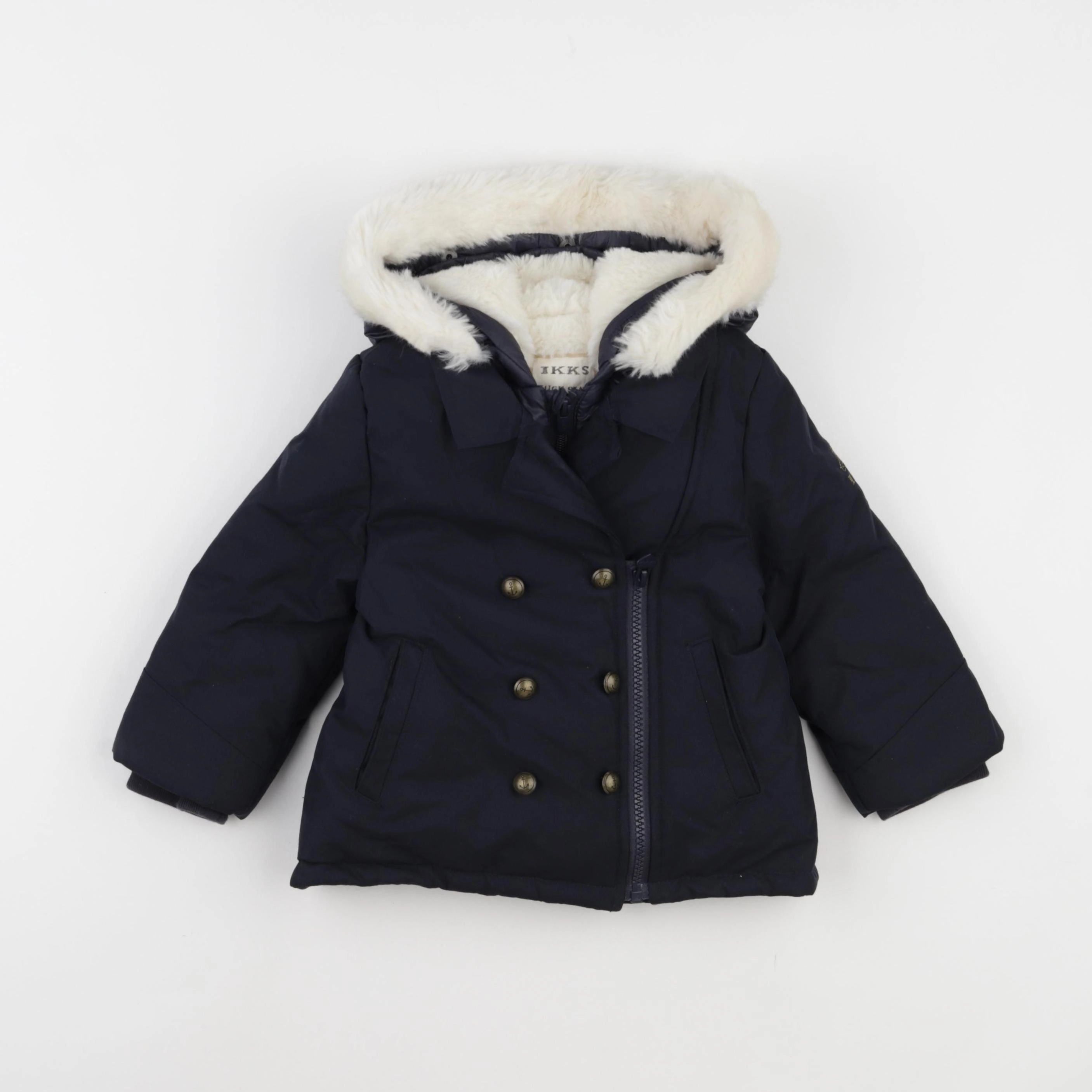 IKKS - doudoune bleu - 2 ans