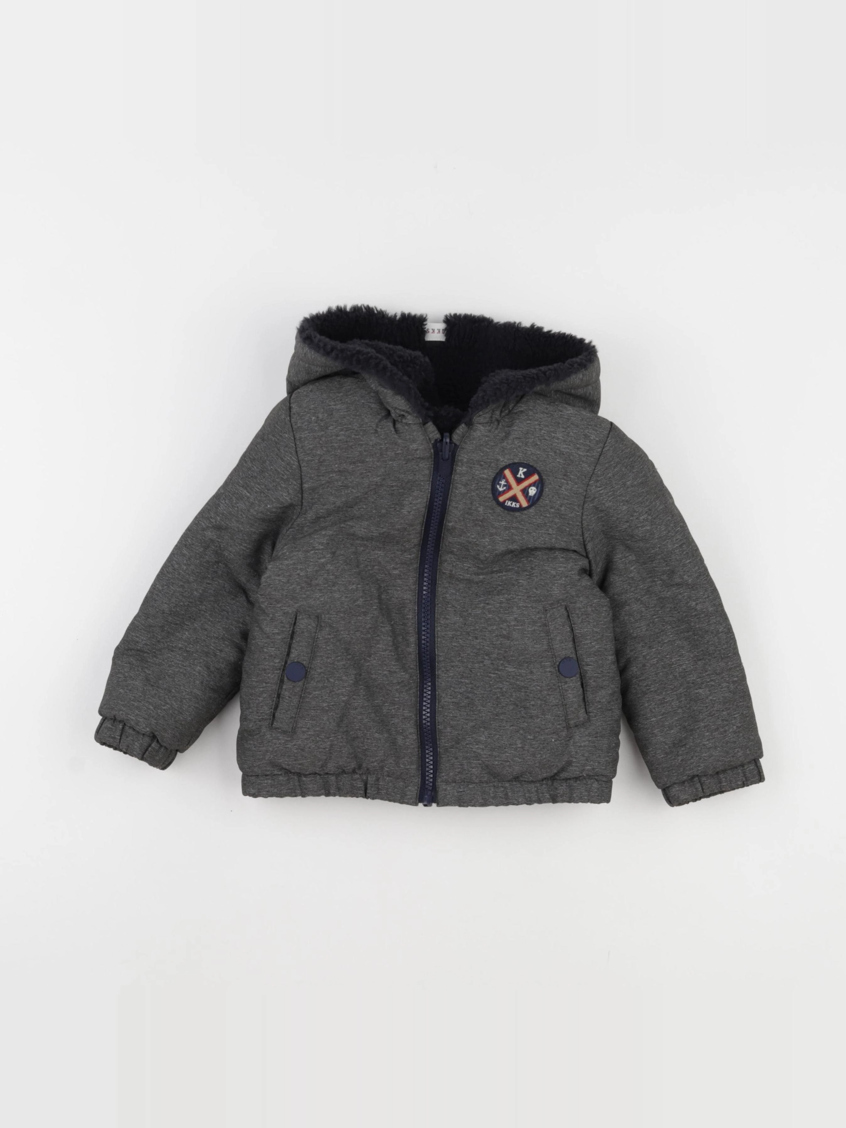 IKKS - veste gris - 2 ans