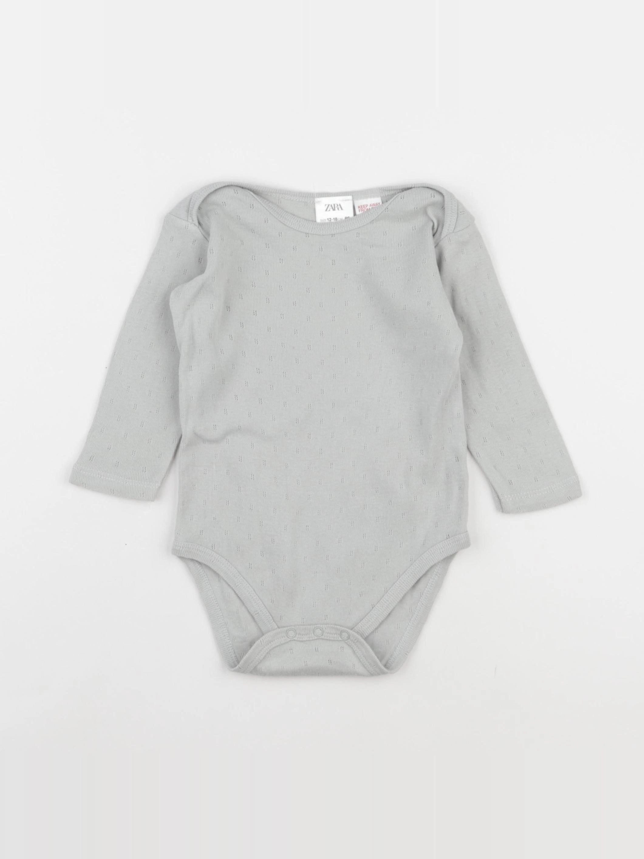 Zara - body vert - 12/18 mois
