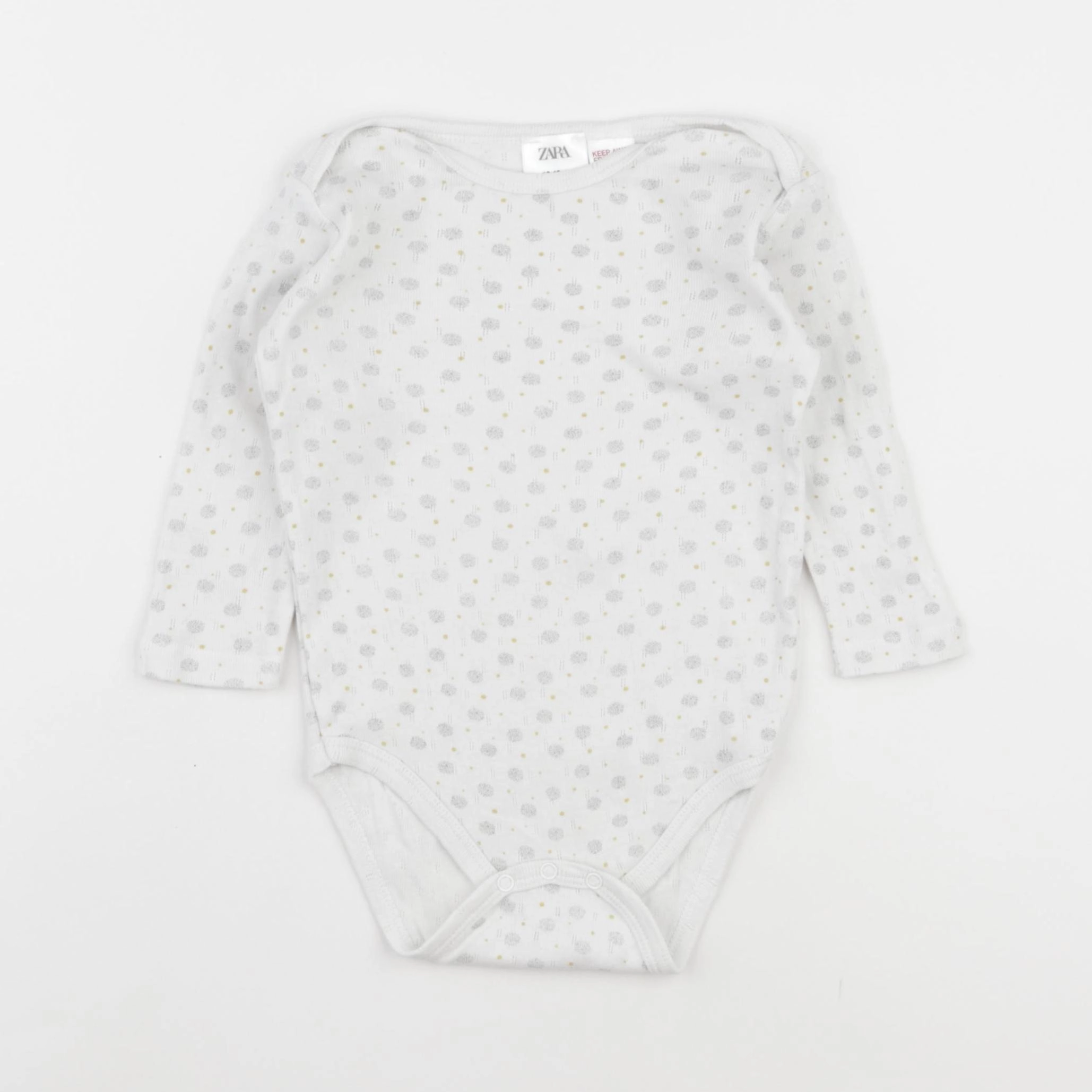 Zara - body blanc - 12/18 mois