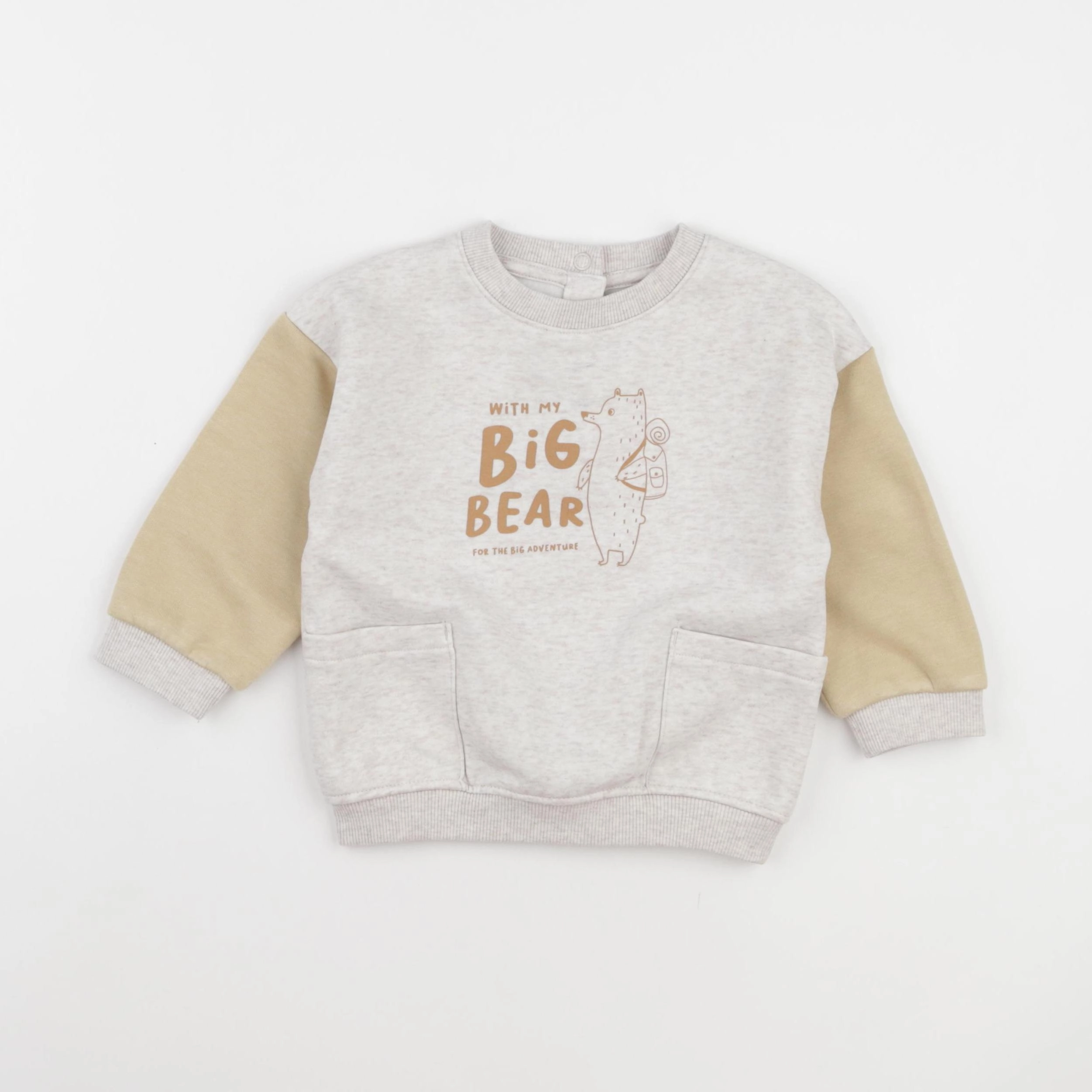 La Redoute - sweat gris - 18 mois