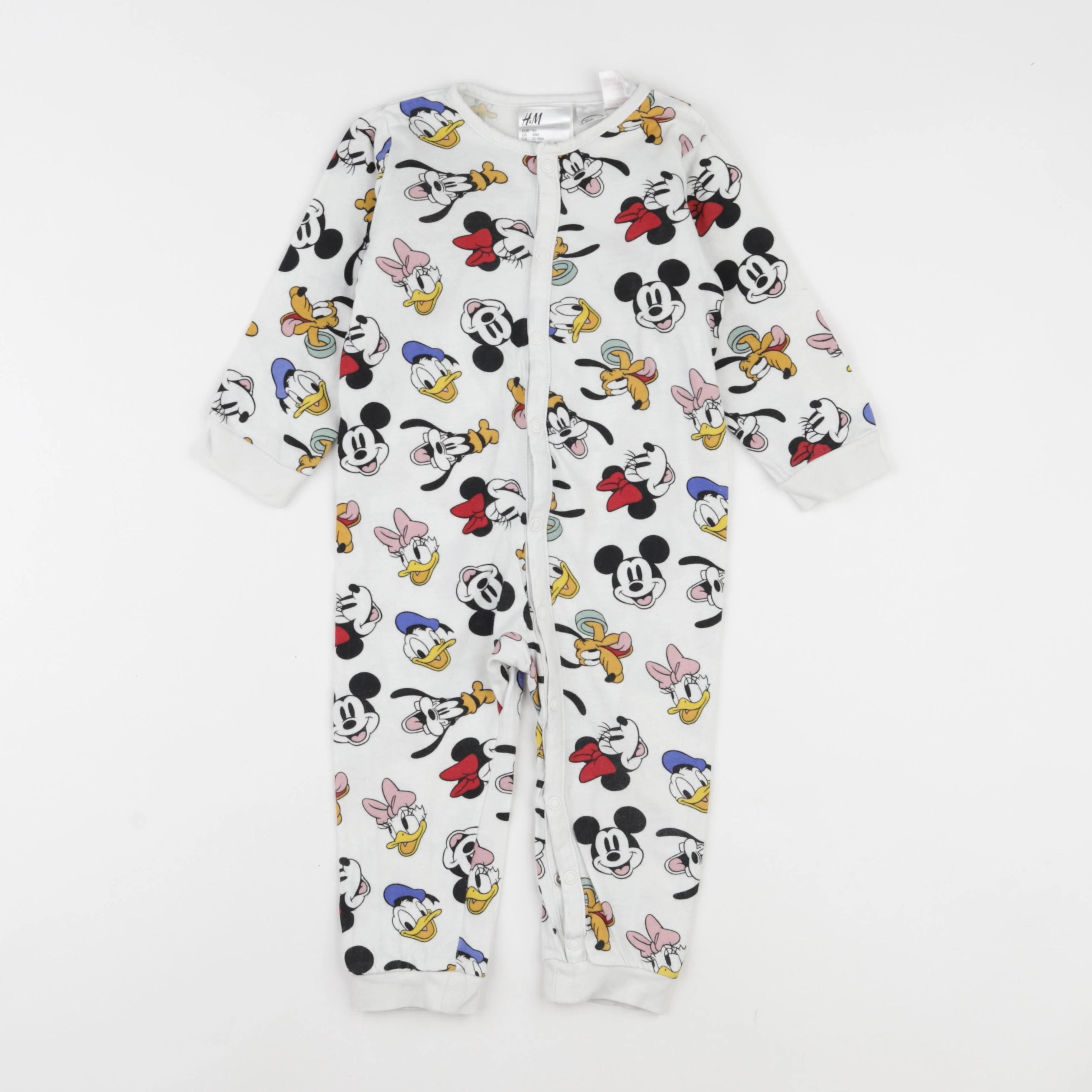H&M - pyjama coton blanc - 18 mois