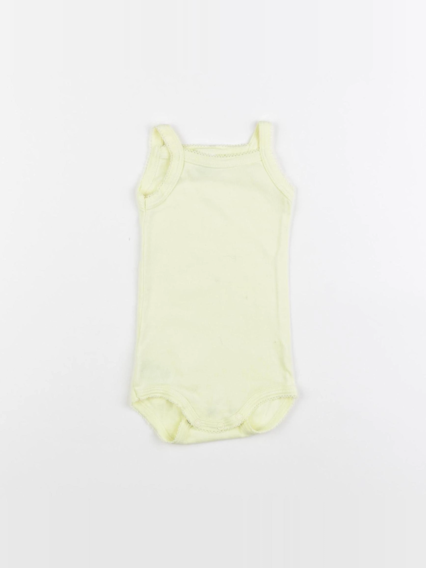 Petit Bateau - body jaune - 3 mois