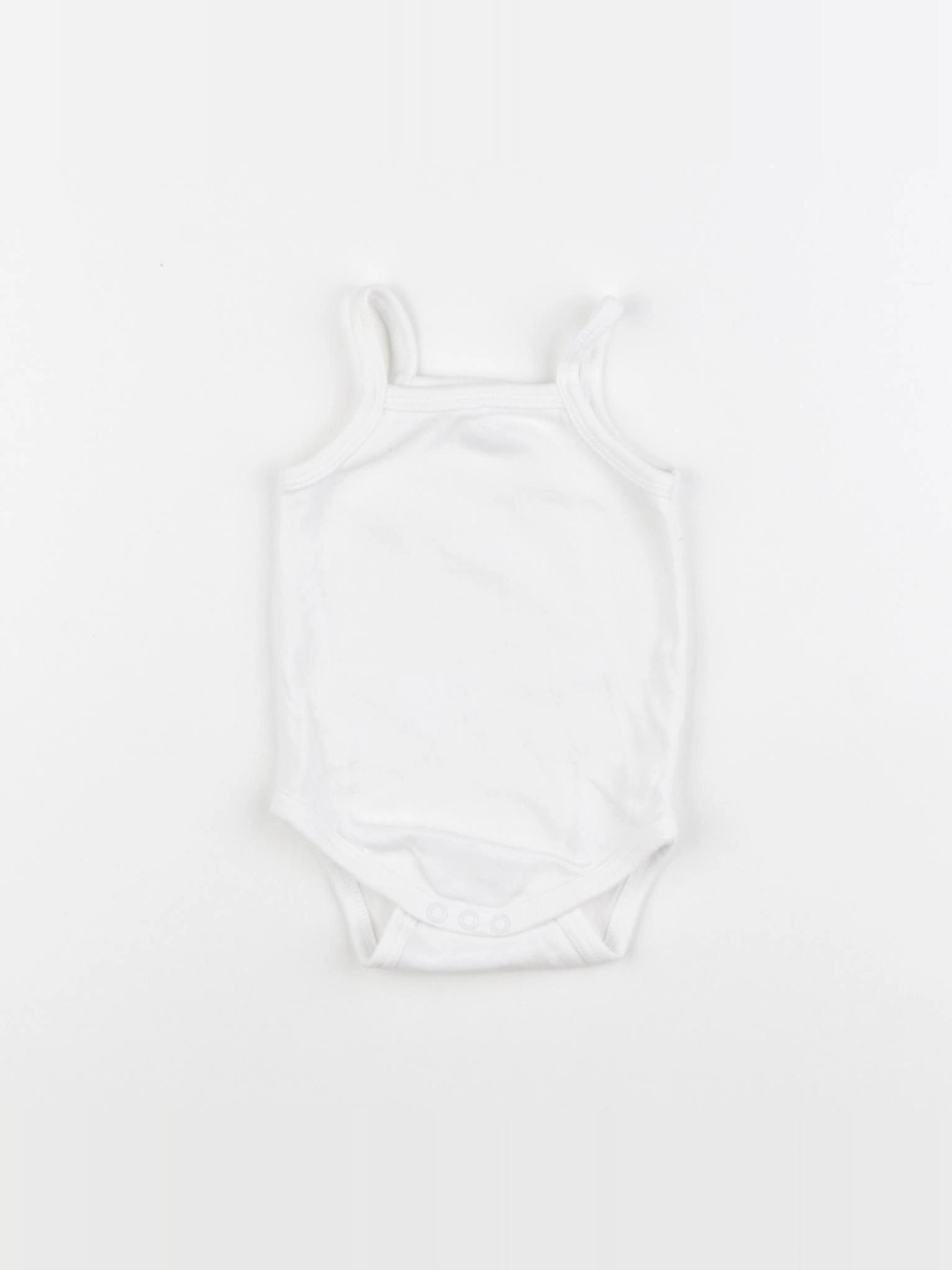 Vertbaudet - body blanc - 1 mois