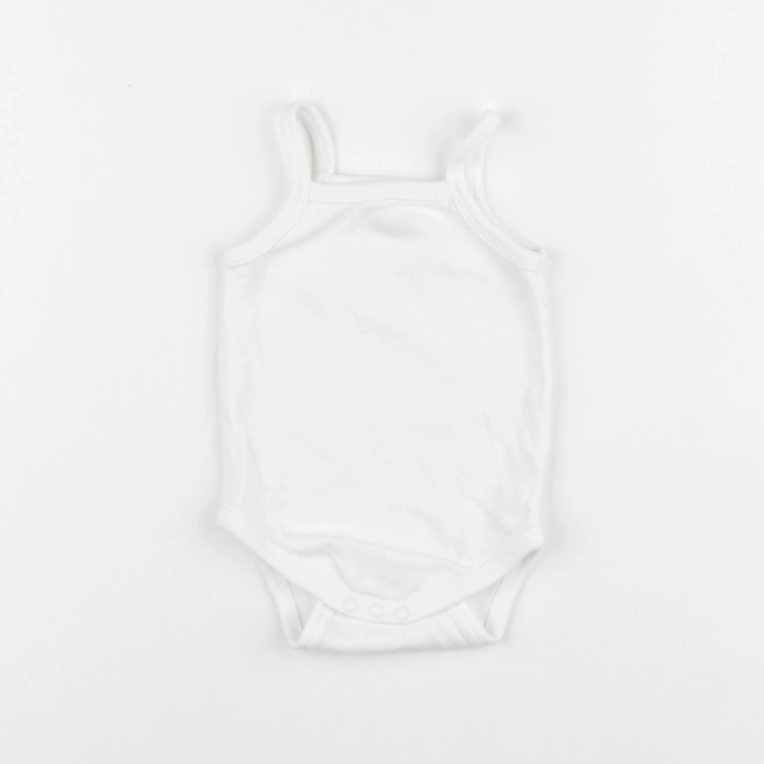 Vertbaudet - body blanc - 1 mois