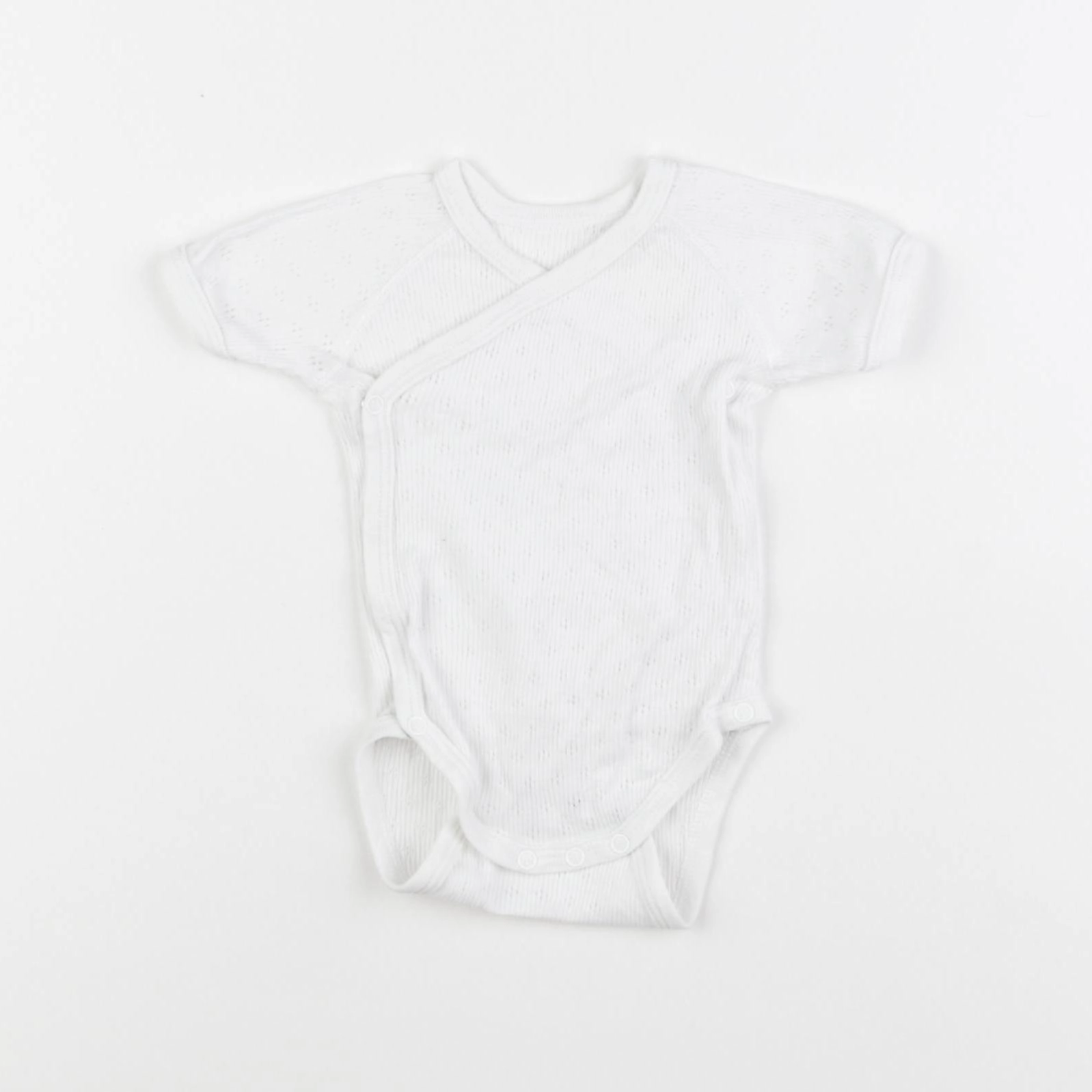Petit Bateau - body blanc - 6 mois