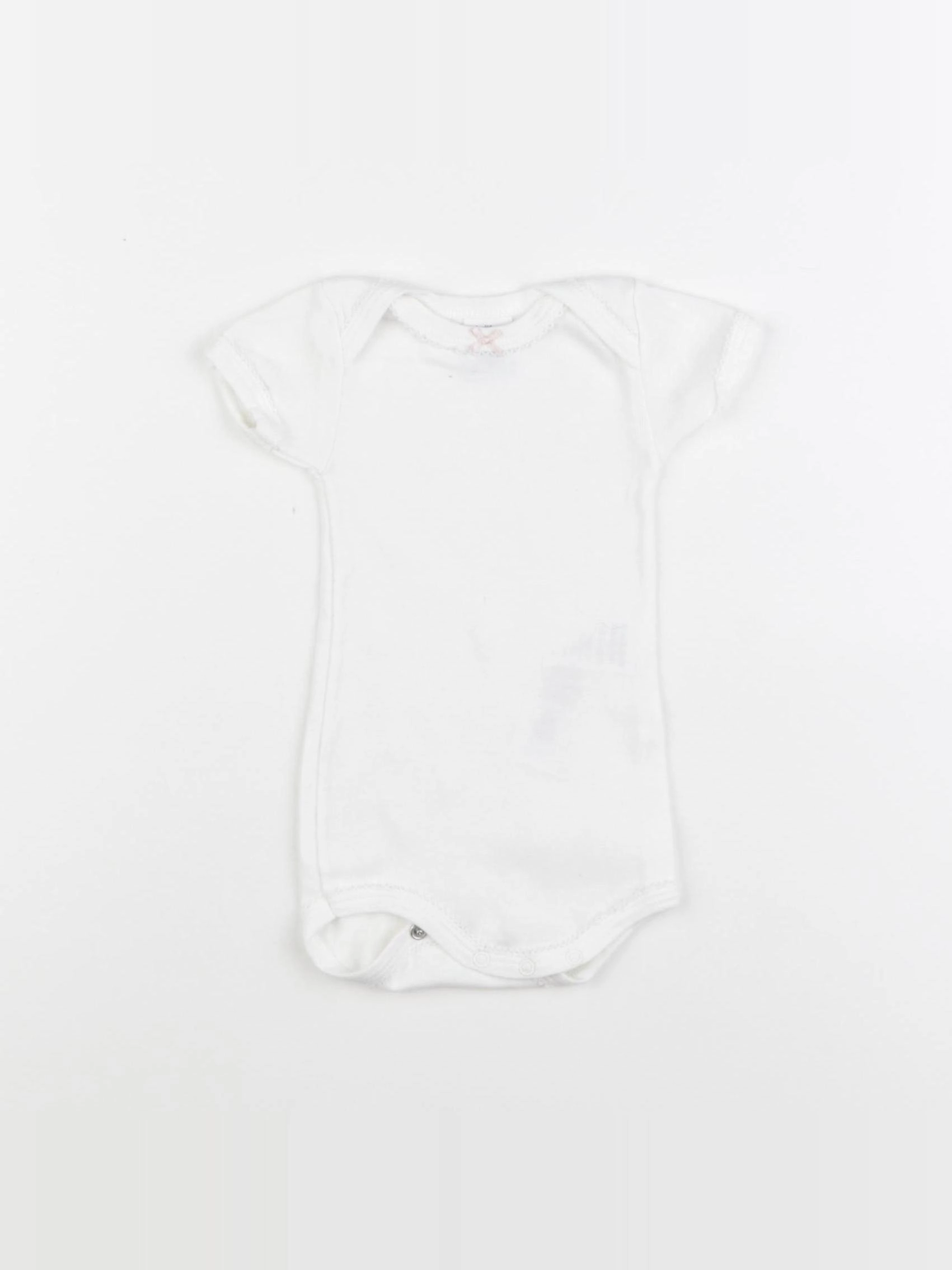 Petit Bateau - body blanc - 3 mois