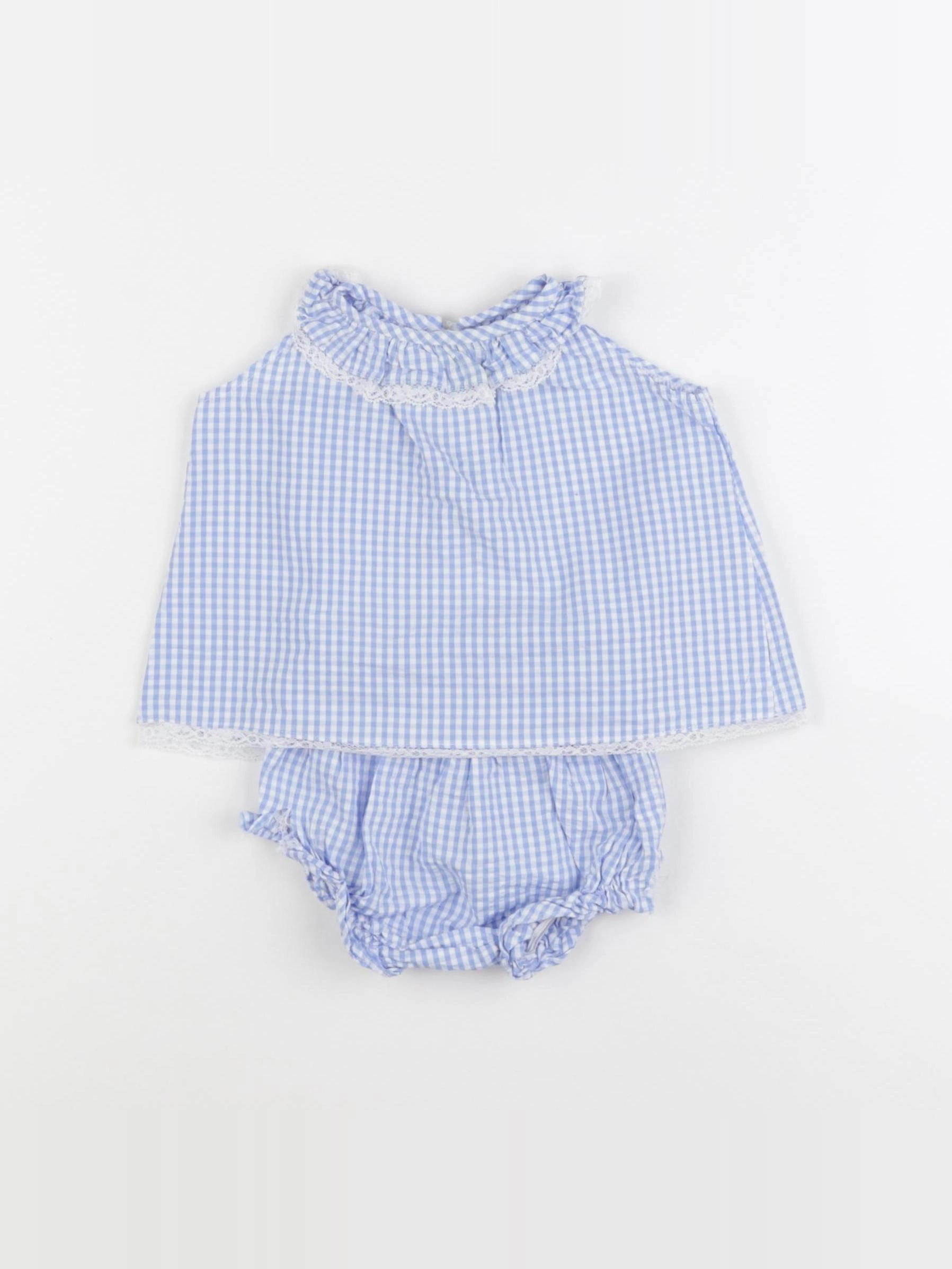 Lola Palacios - ensemble bleu - 6 mois