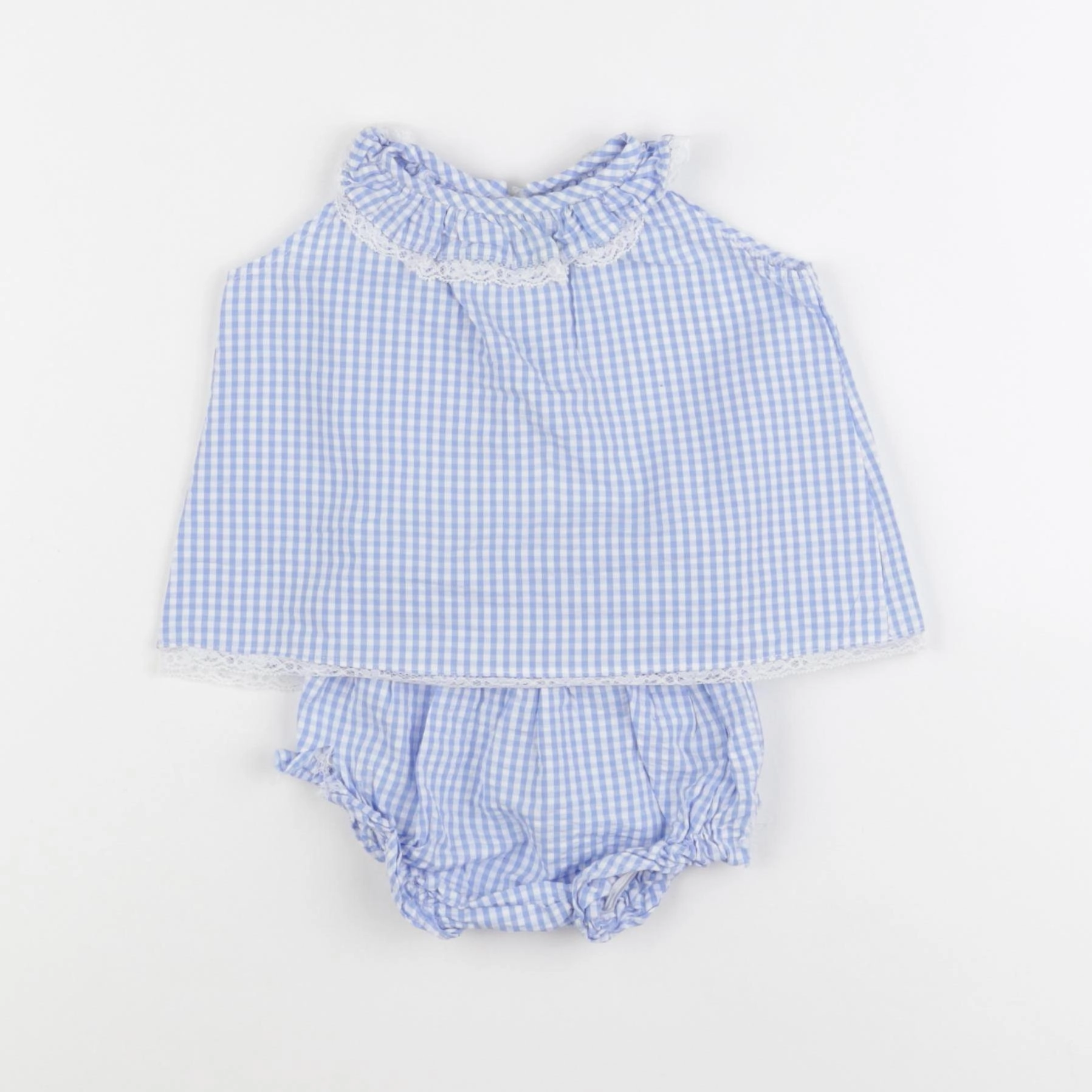 Lola Palacios - ensemble bleu - 6 mois