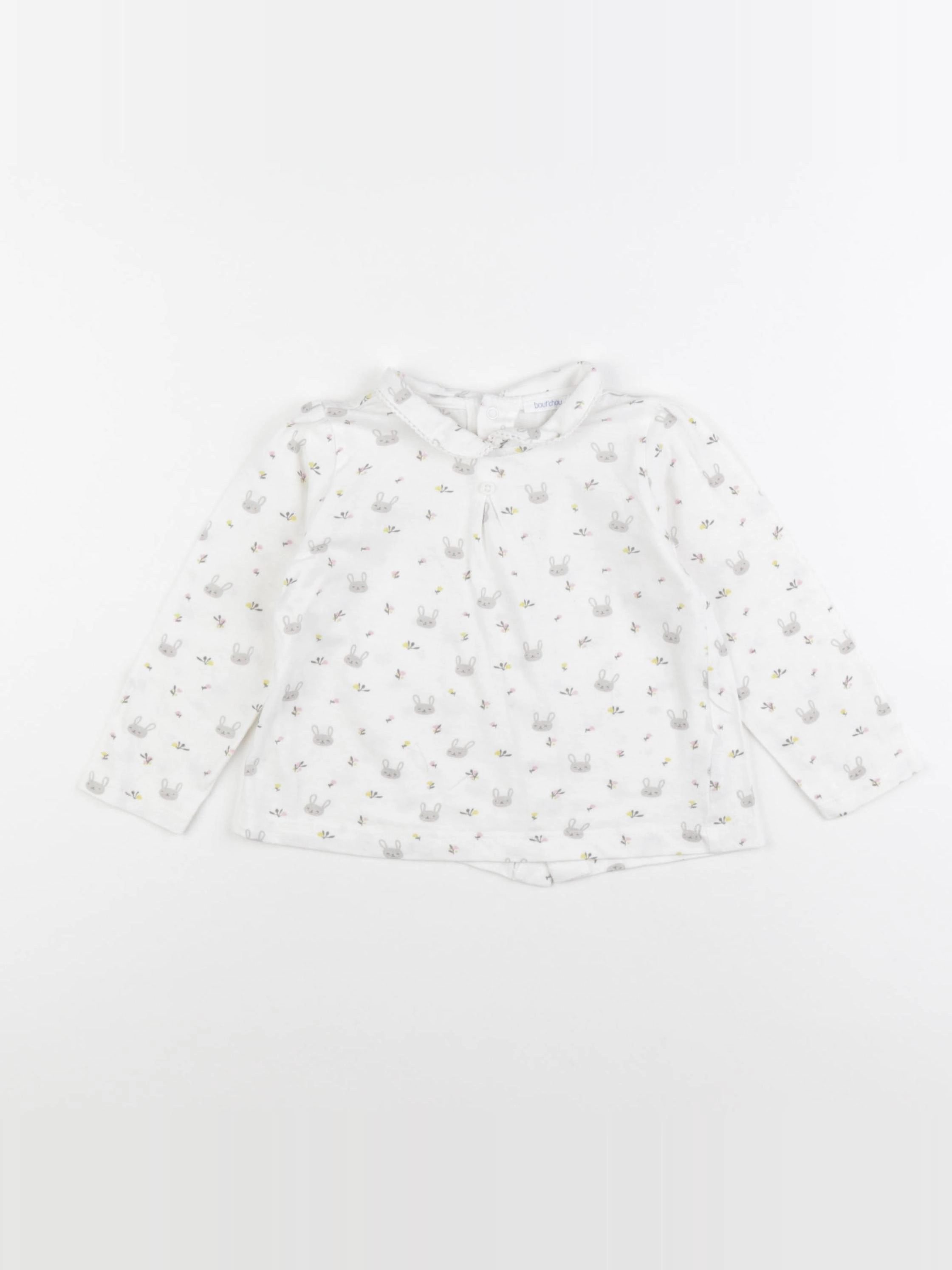 Boutchou - tee-shirt blanc - 18 mois