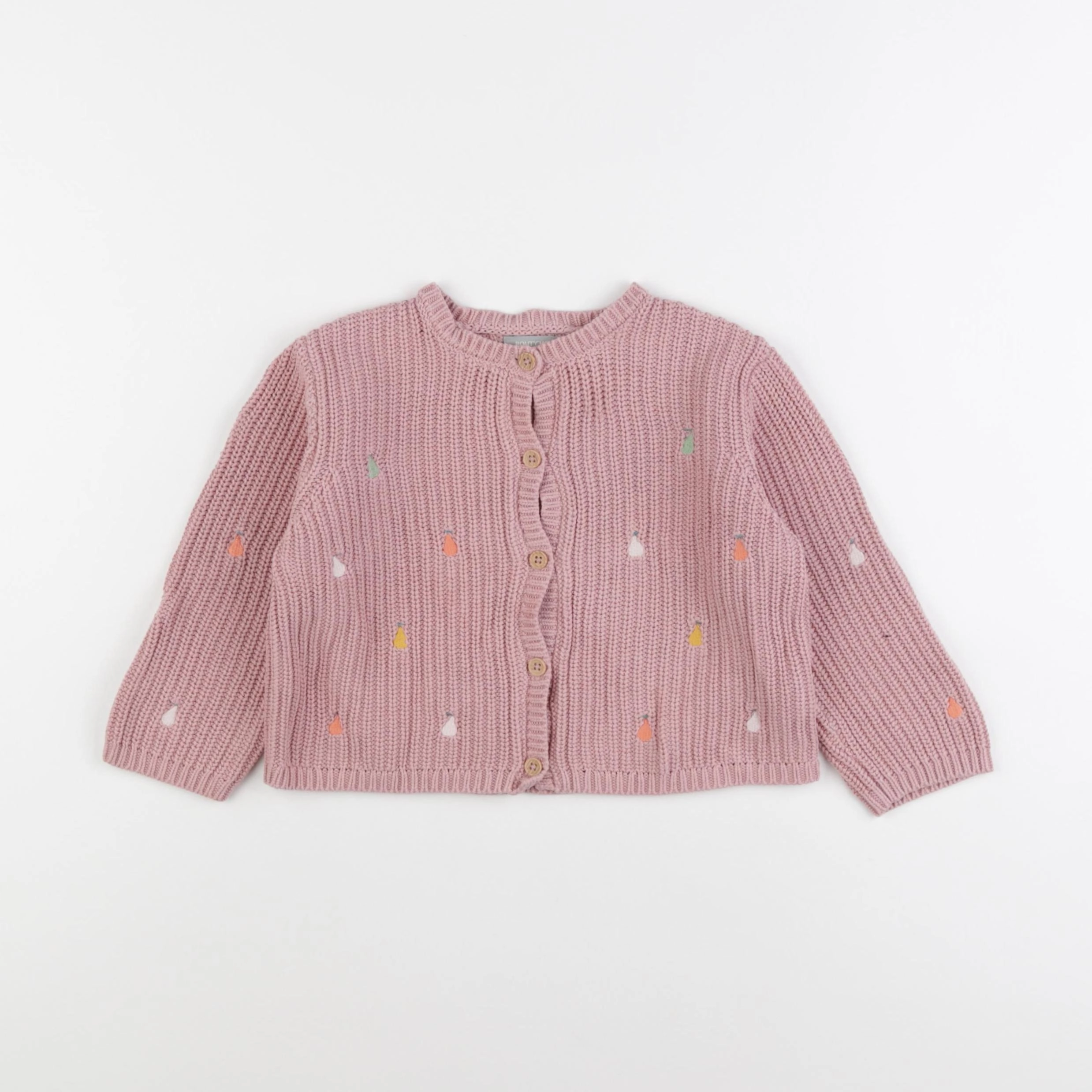 Boutchou - gilet rose - 18 mois