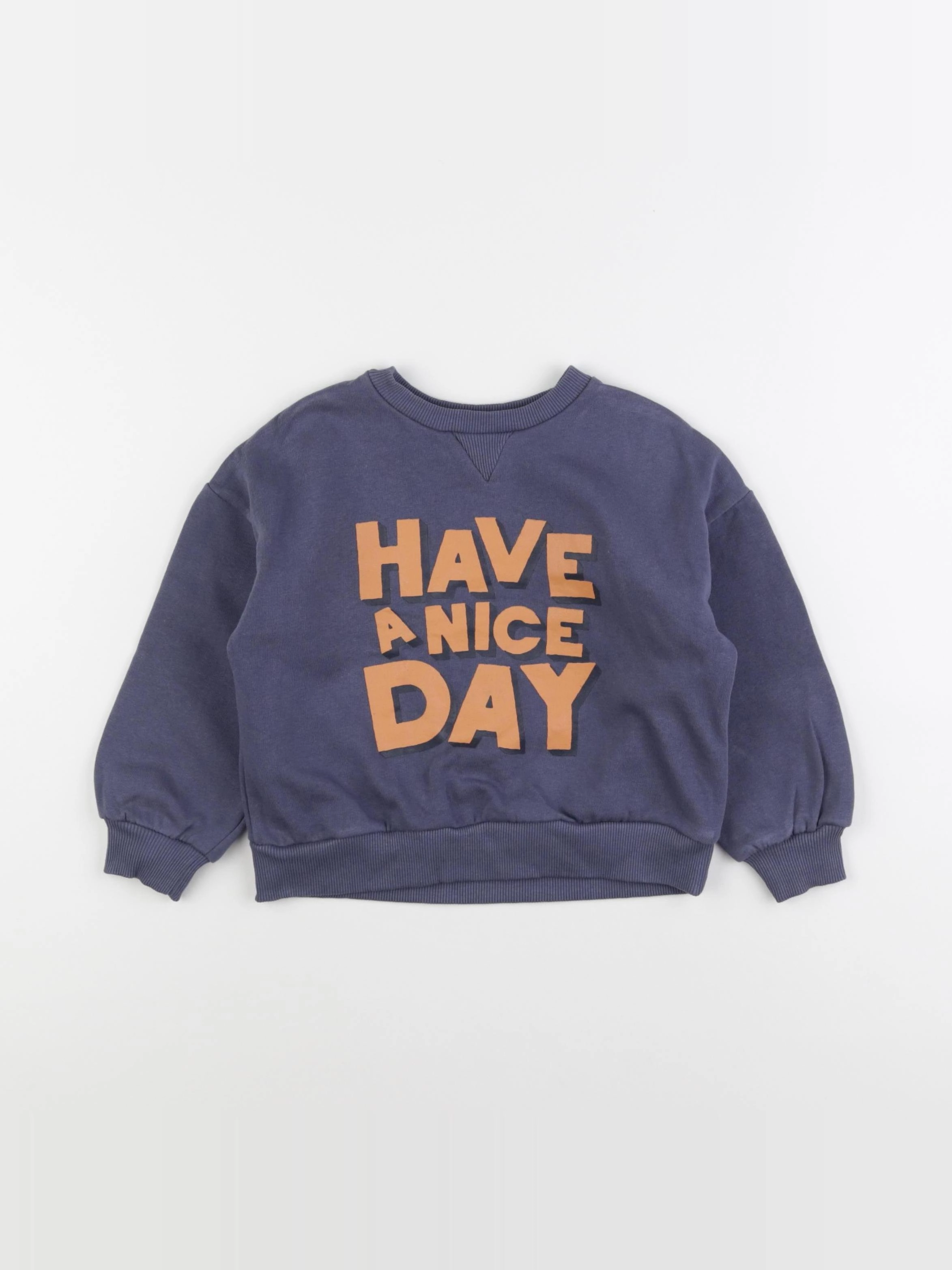 Vertbaudet - sweat bleu - 3 ans