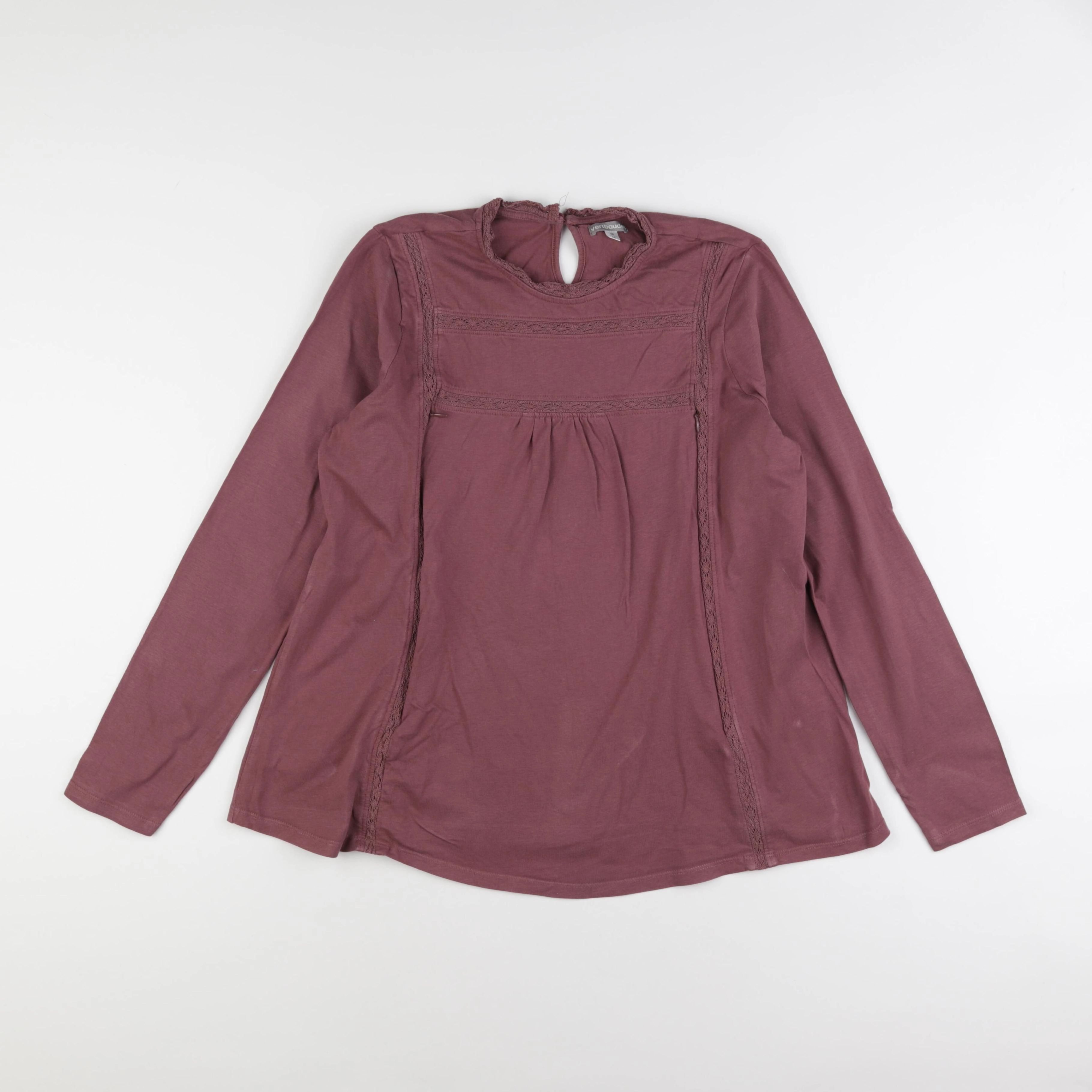 Vertbaudet - tee-shirt allaitement violet - 42 à 44