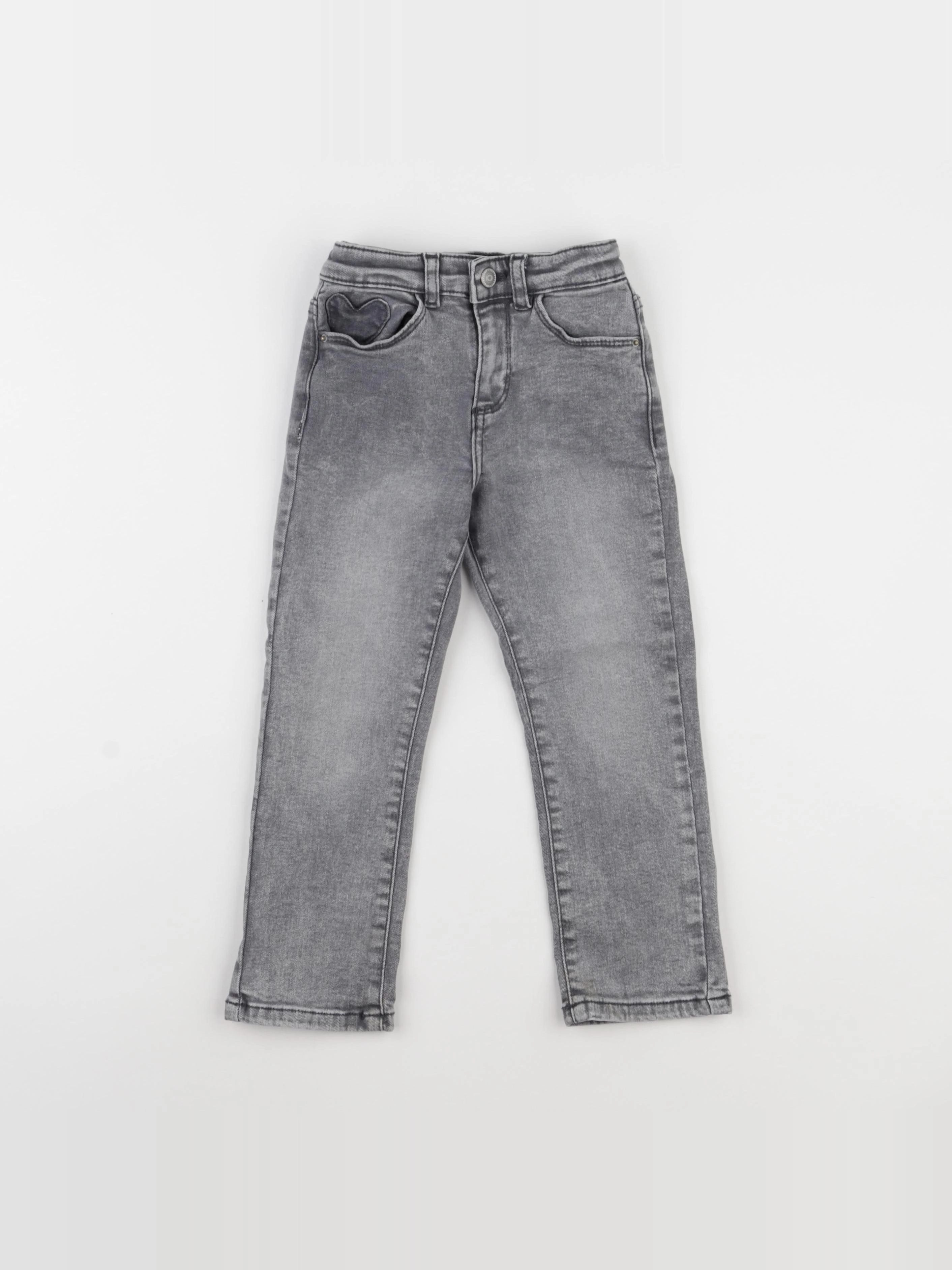 Vertbaudet - jean gris - 4 ans