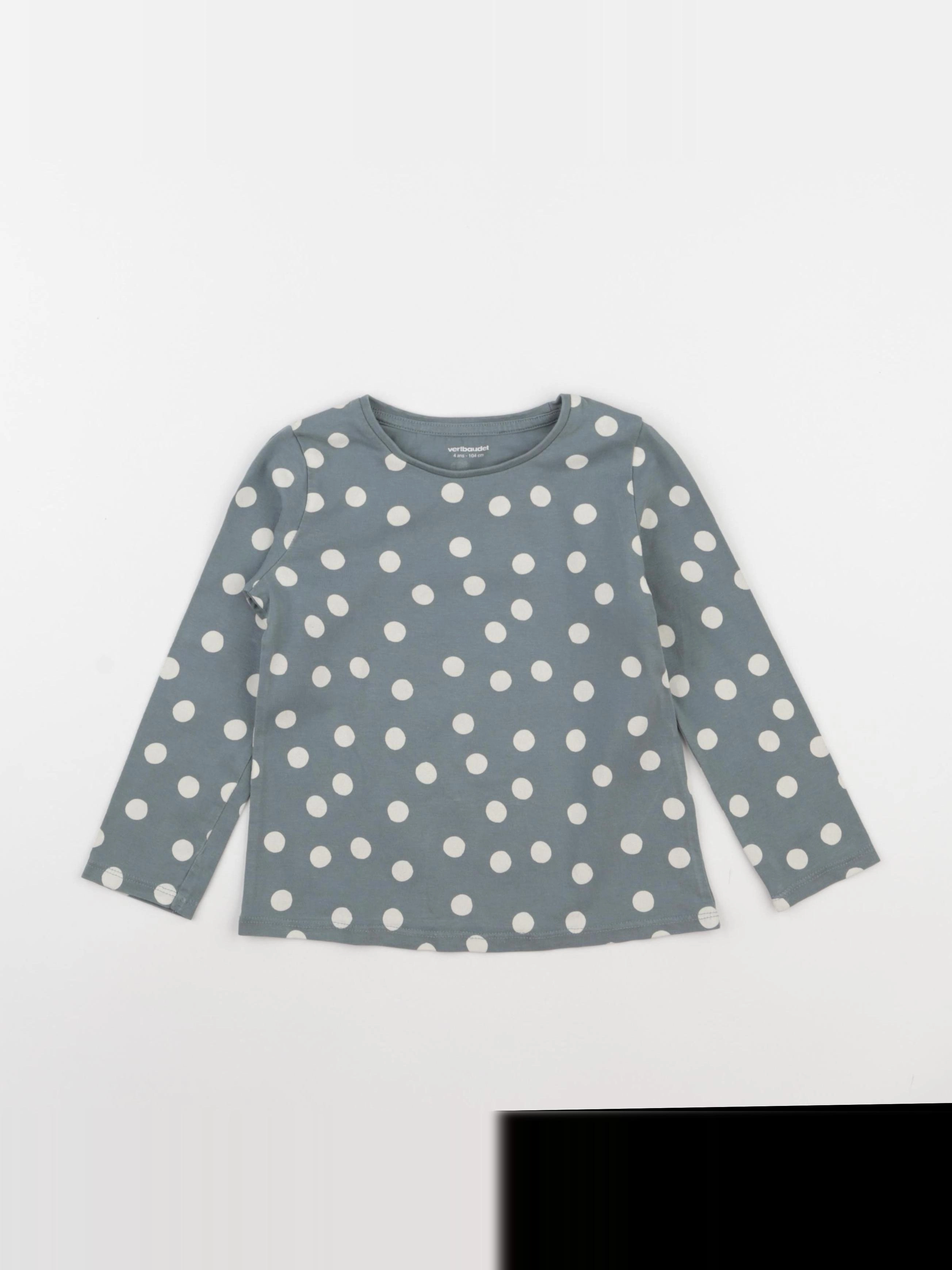 Vertbaudet - tee-shirt vert - 4 ans