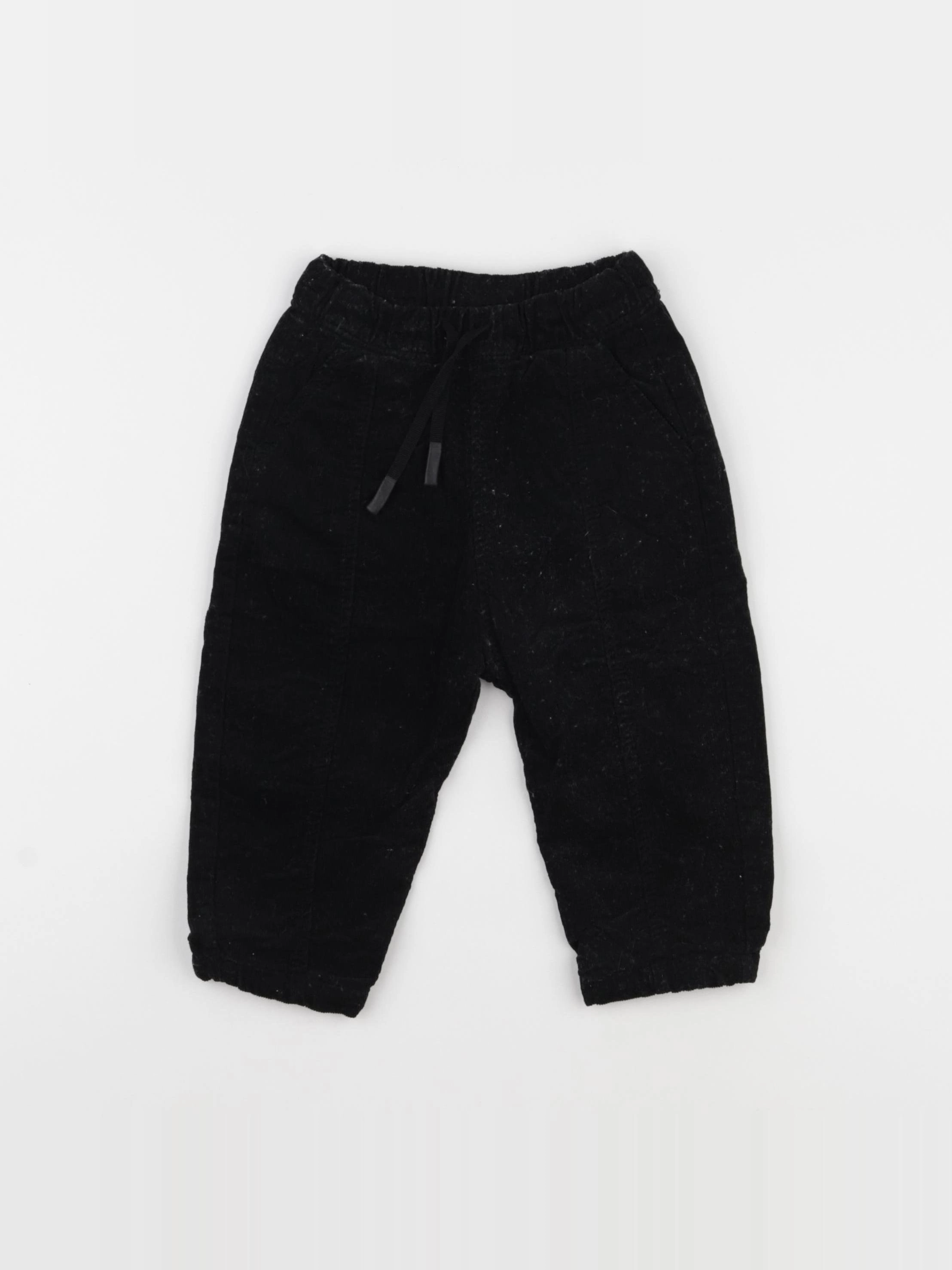 Zara - pantalon noir - 12/18 mois