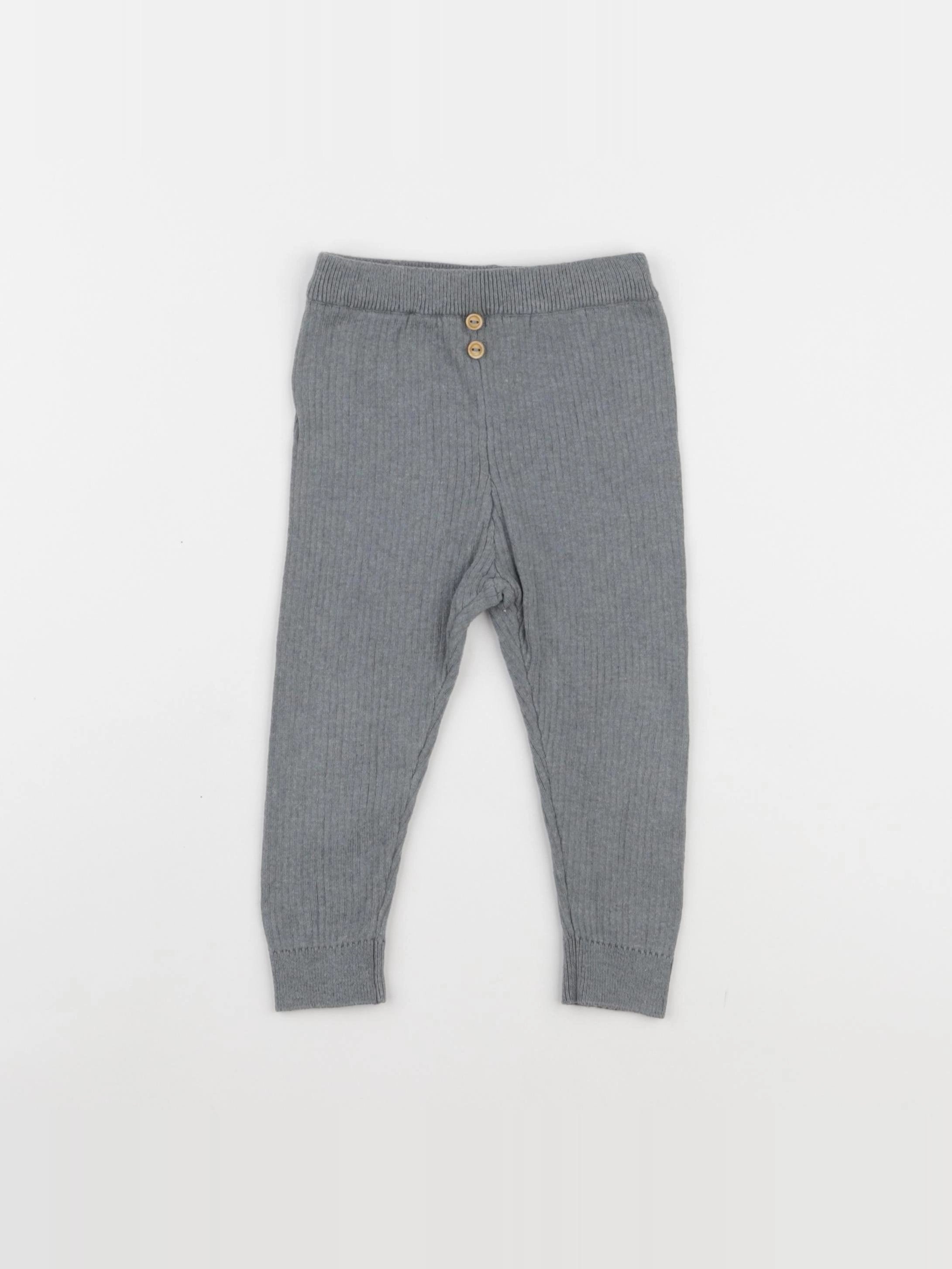 Zara - legging bleu - 12/18 mois