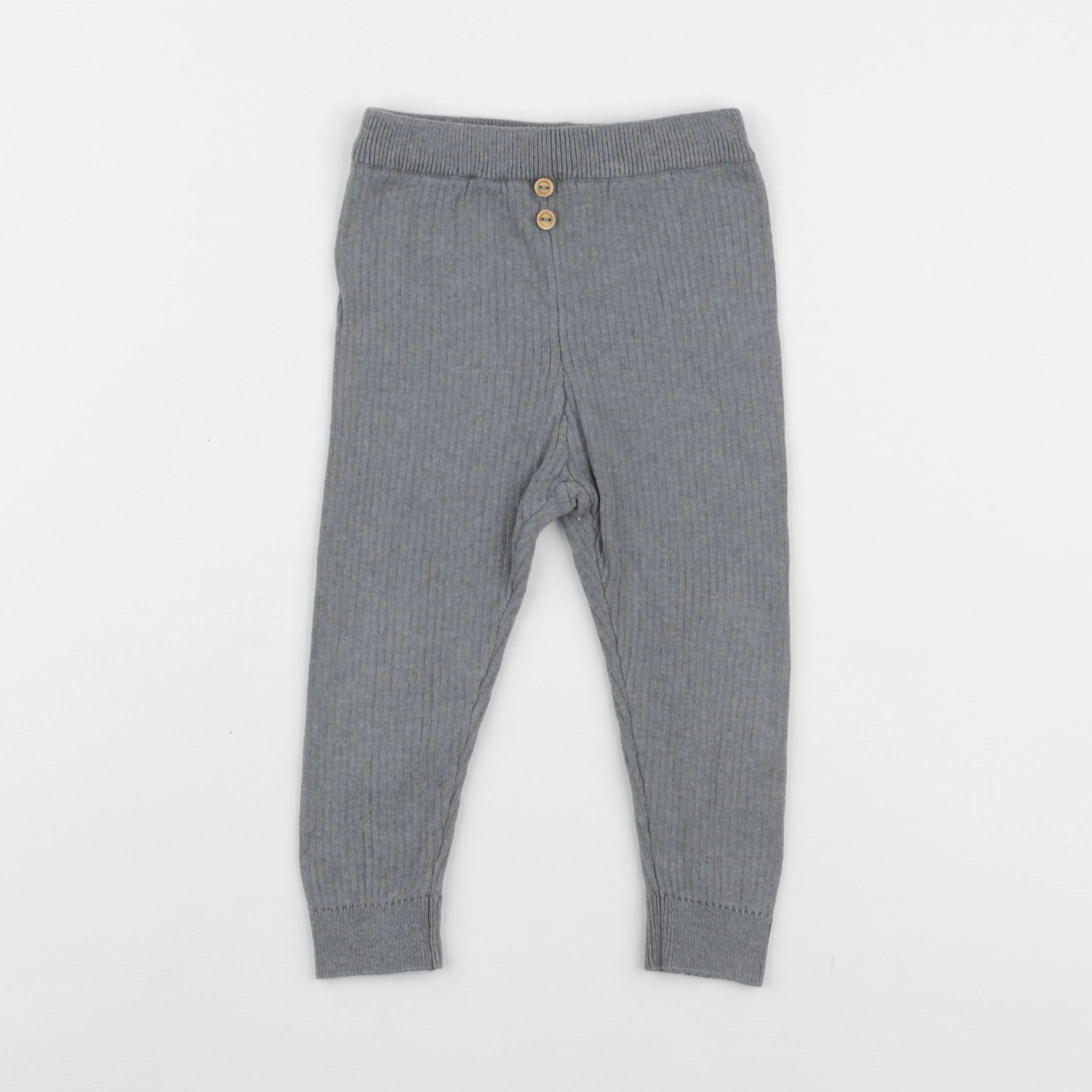 Zara - legging bleu - 12/18 mois