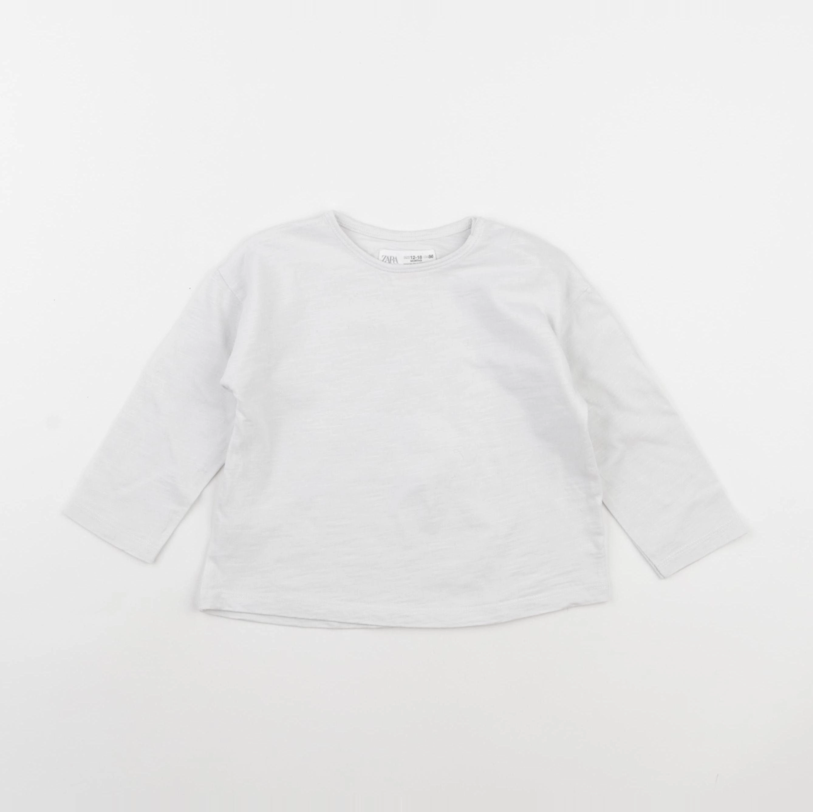 Zara - tee-shirt blanc - 12/18 mois
