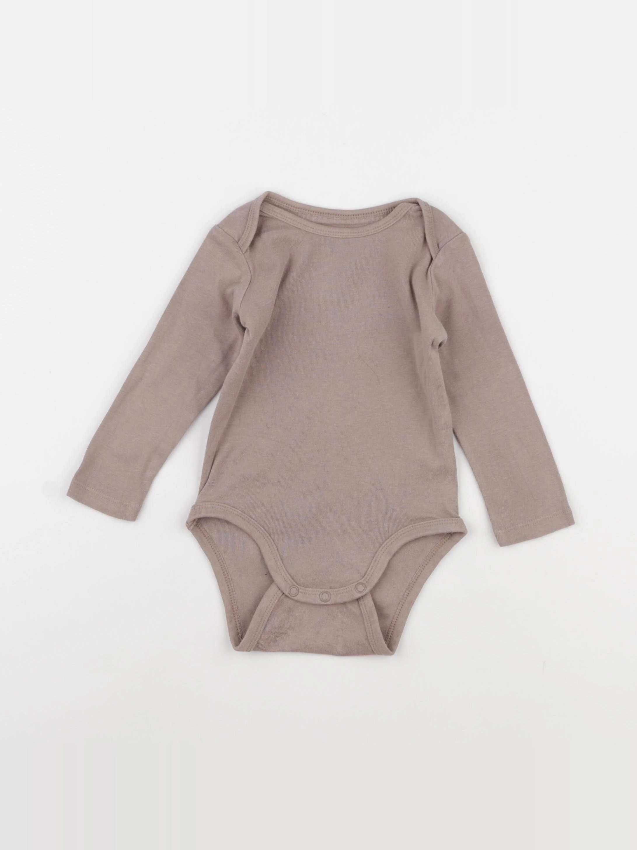 H&M - body marron - 3/6 mois