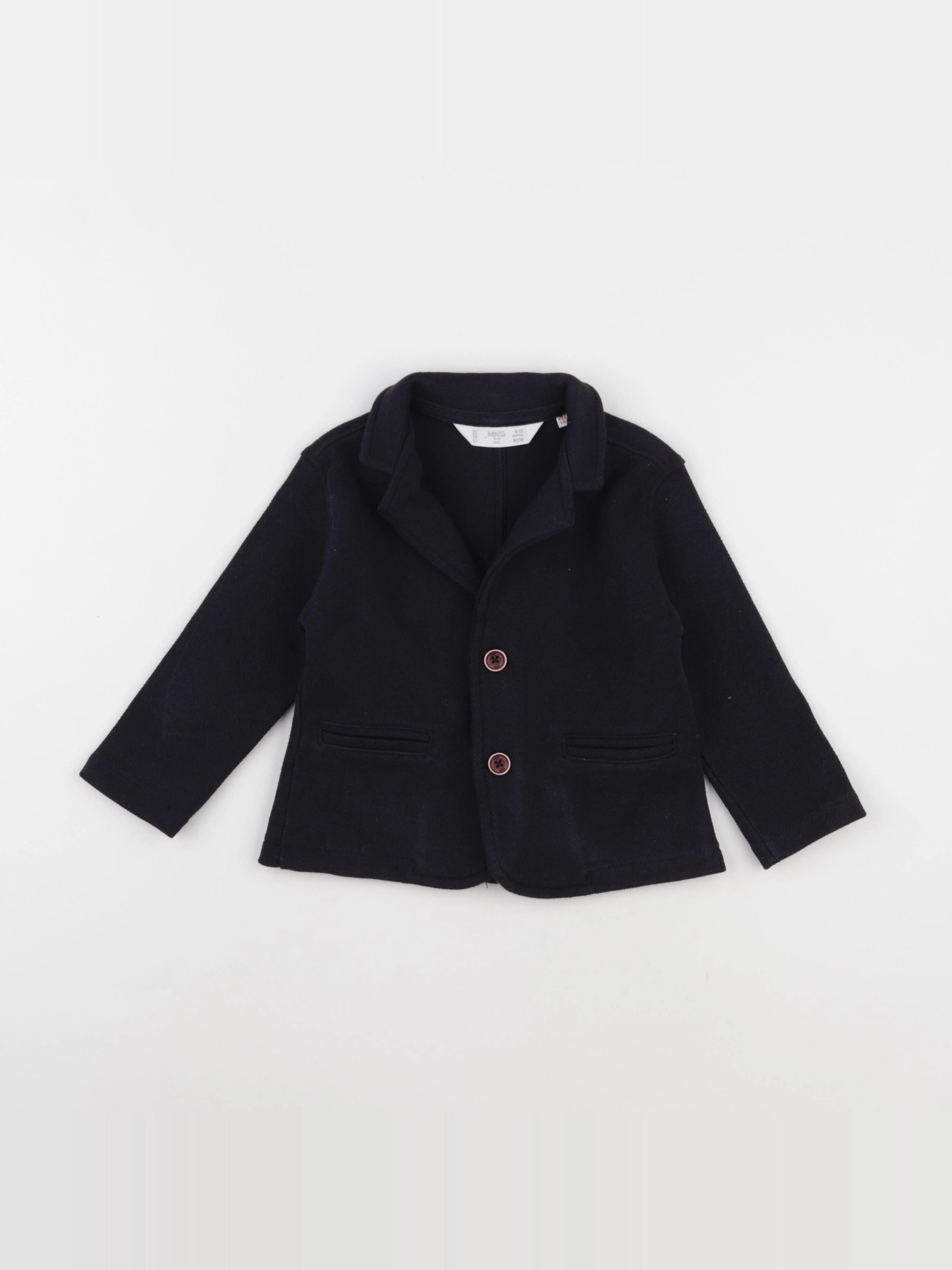 Mango - veste bleu - 9/12 mois