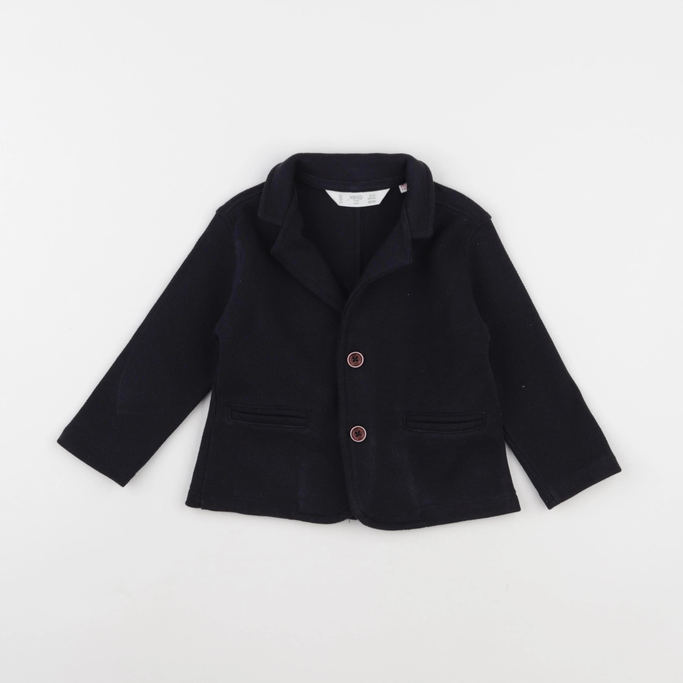 Mango - veste bleu - 9/12 mois