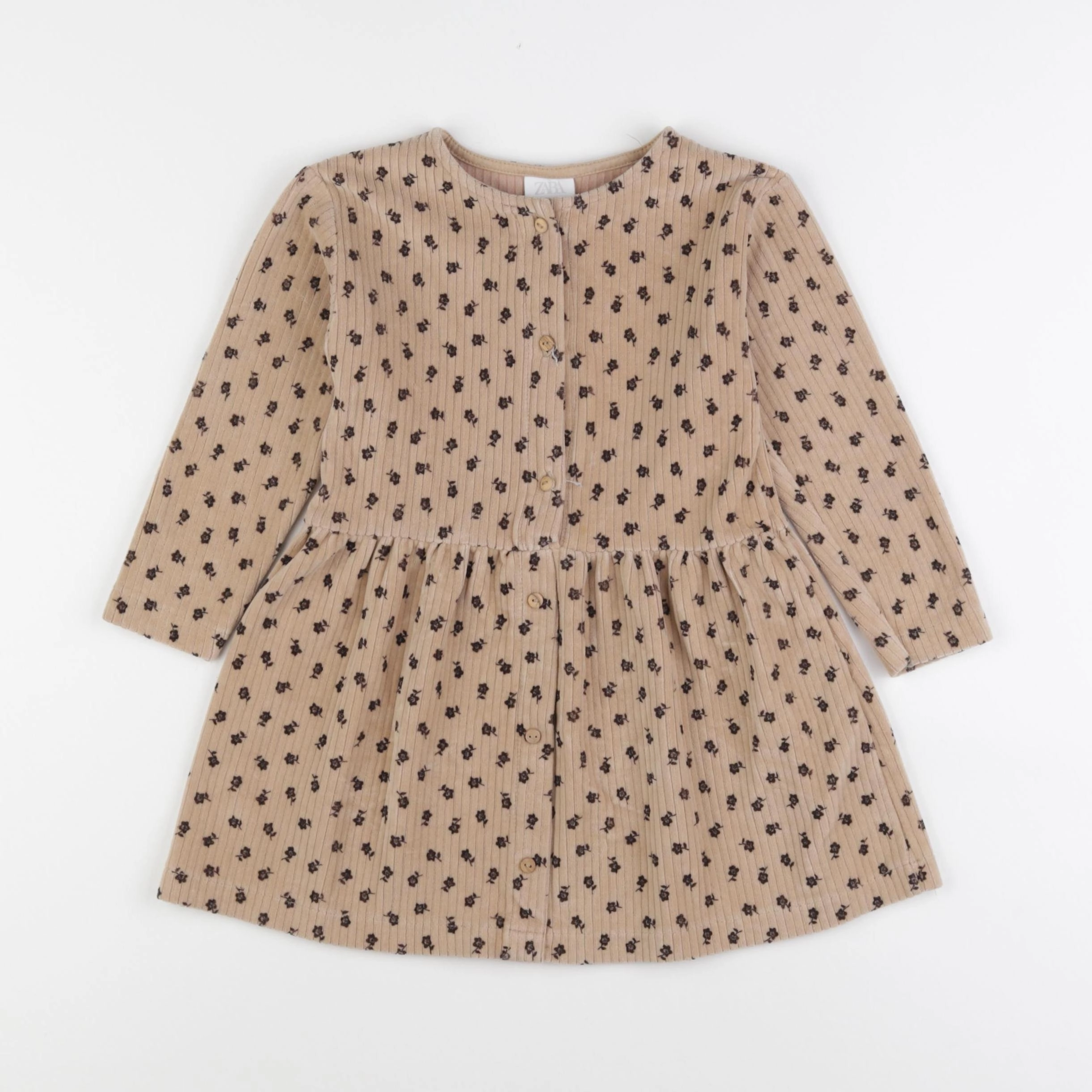 Zara - robe beige - 2/3 ans