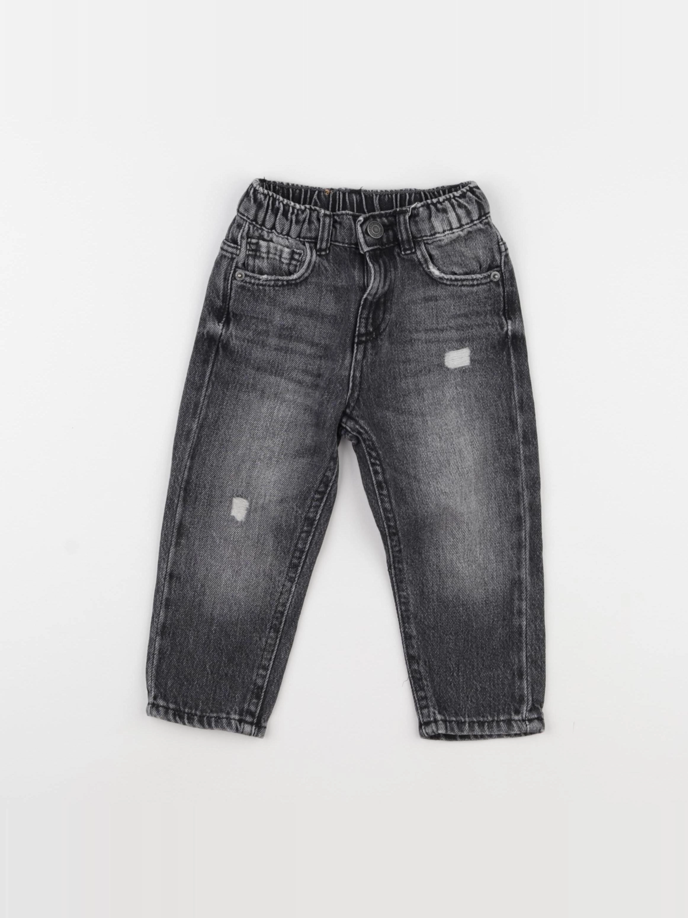 Zara - jean gris - 12/18 mois