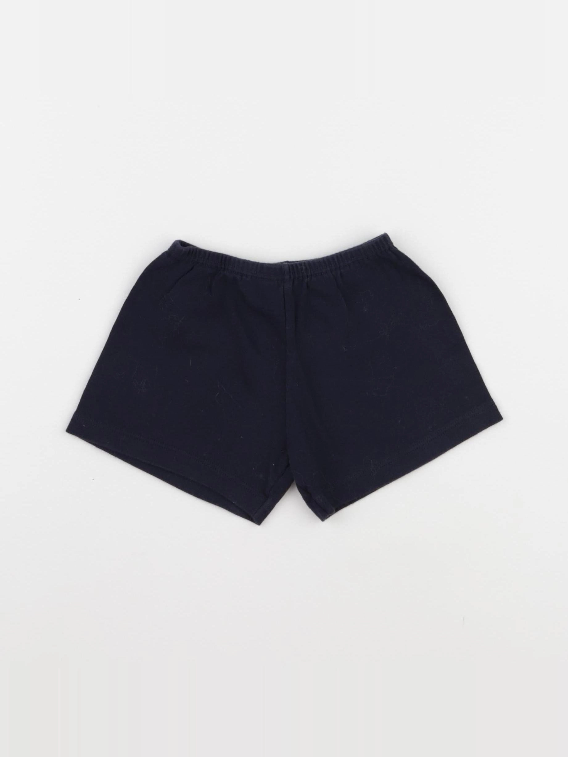 Petit Bateau - short bleu - 2 ans