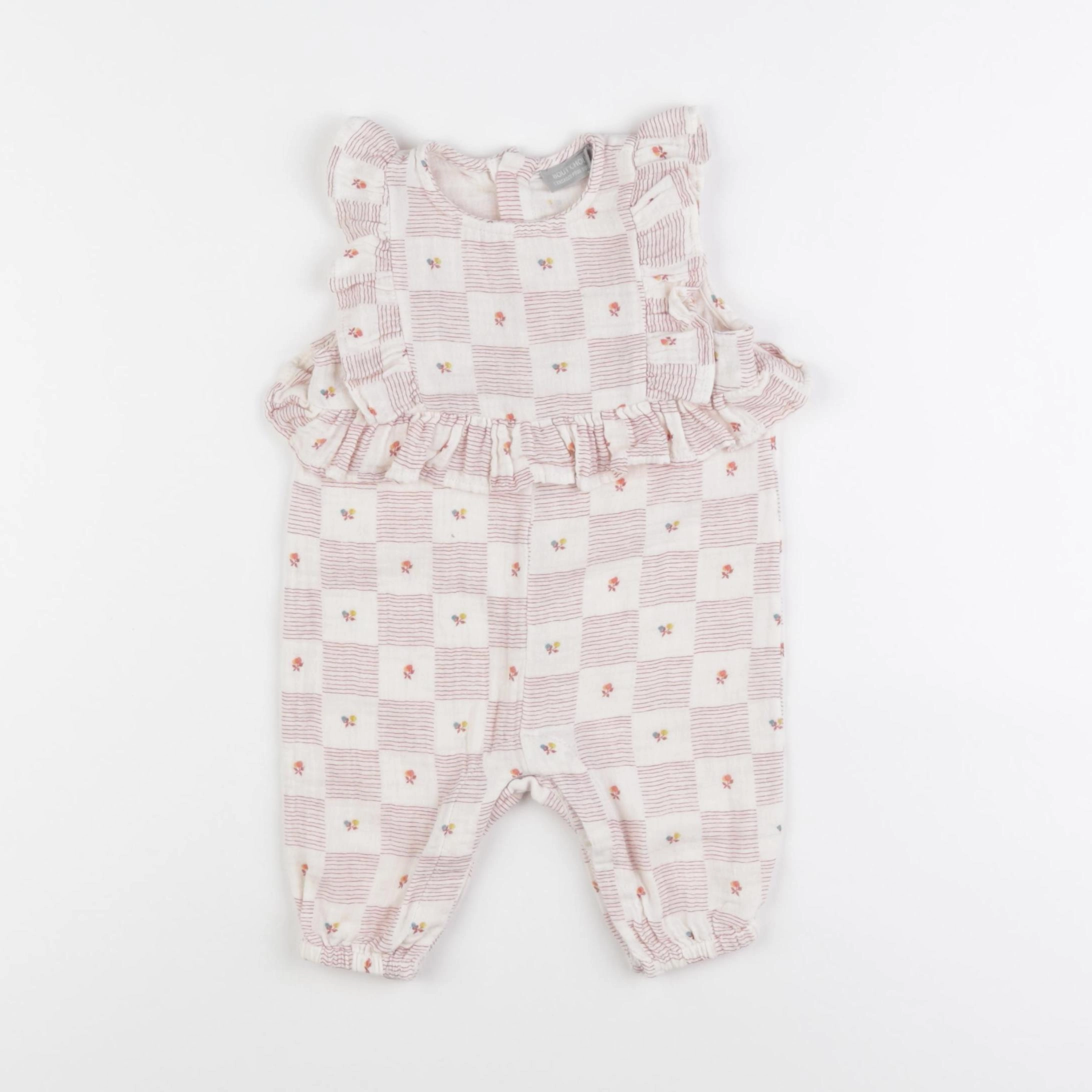 Boutchou - combinaison multicolore - 3 mois
