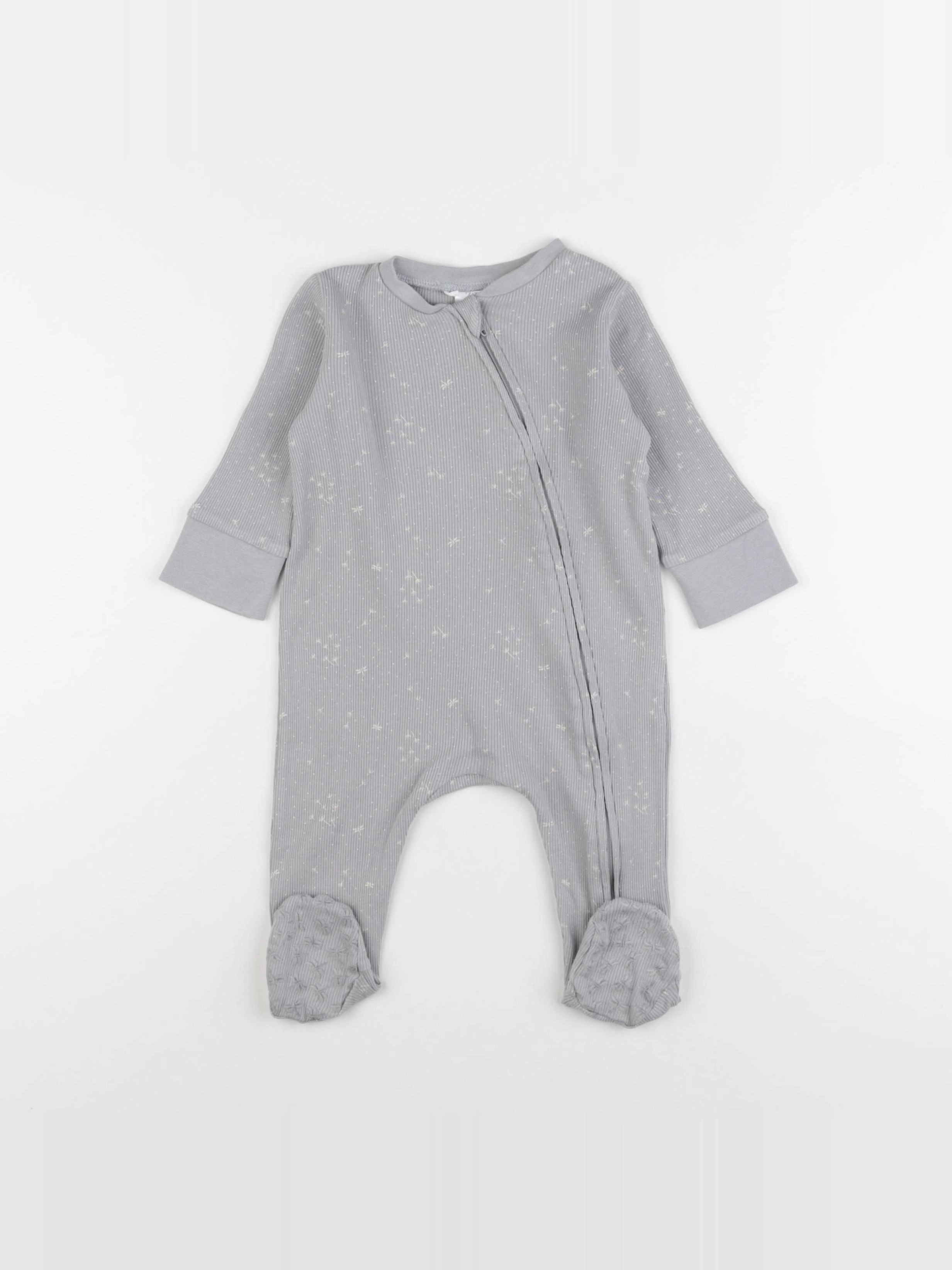Zara - pyjama coton bleu - 6/9 mois