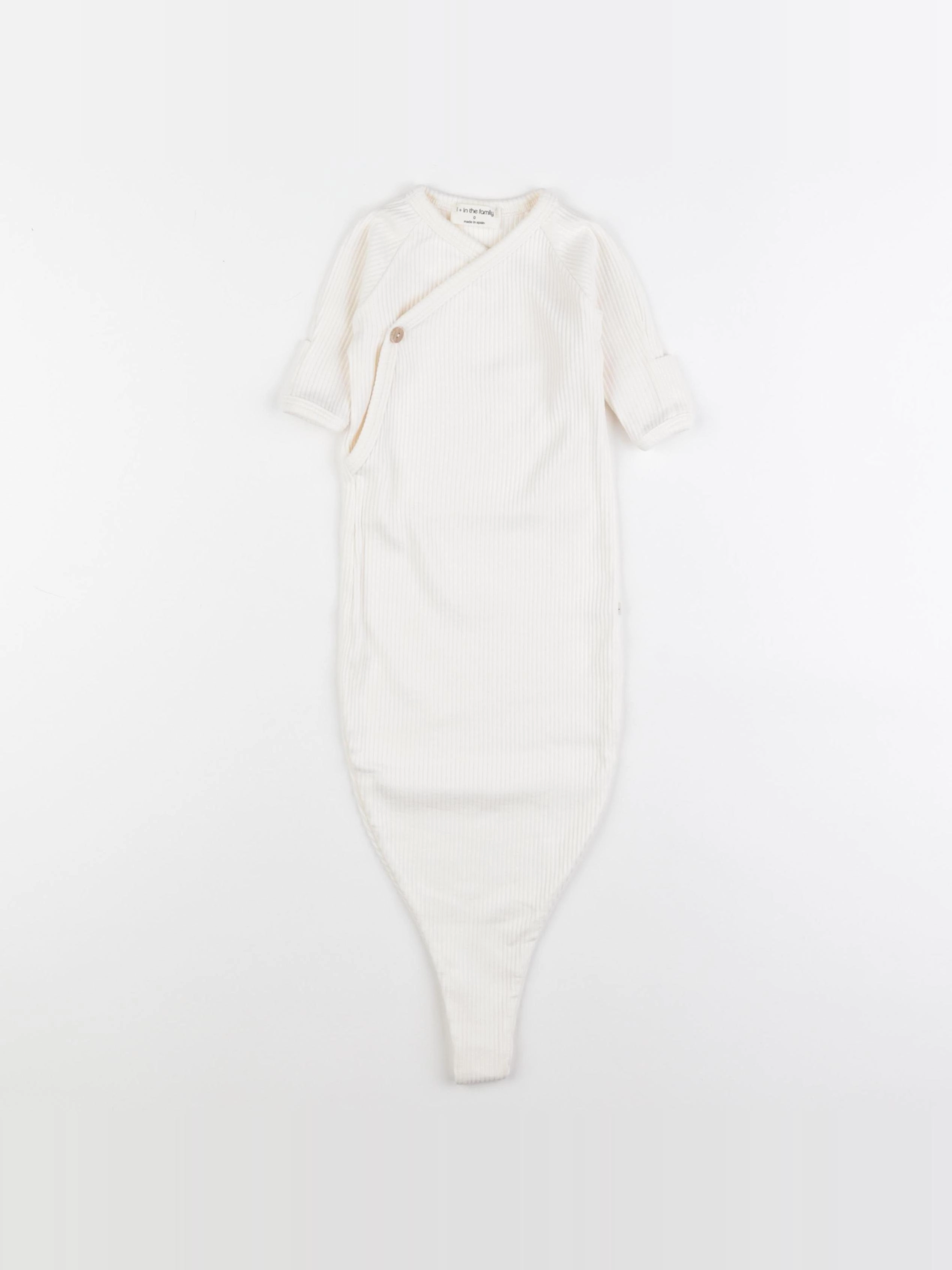 1+ In the family - pyjama blanc - 0 mois
