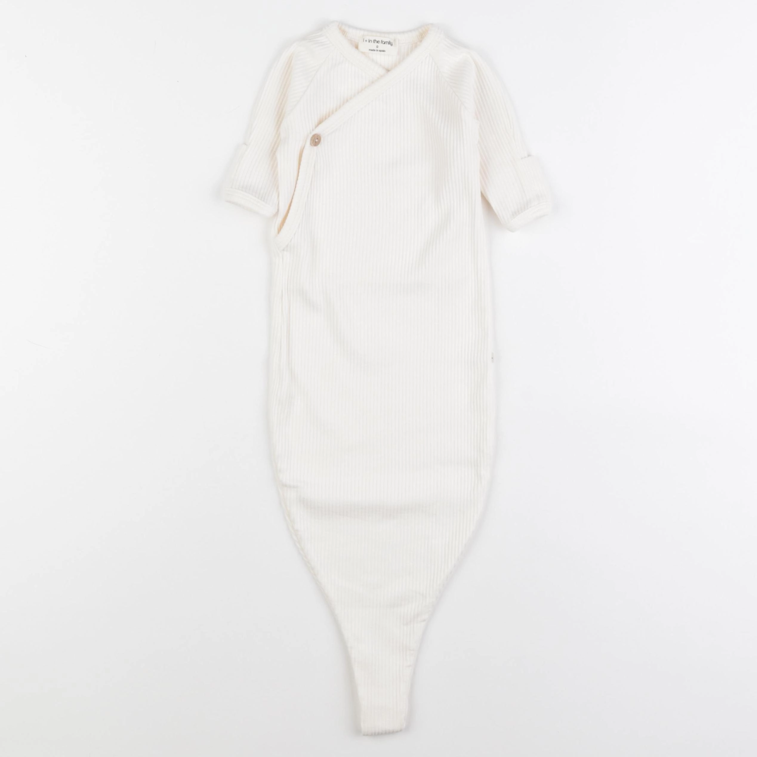 1+ In the family - pyjama blanc - 0 mois