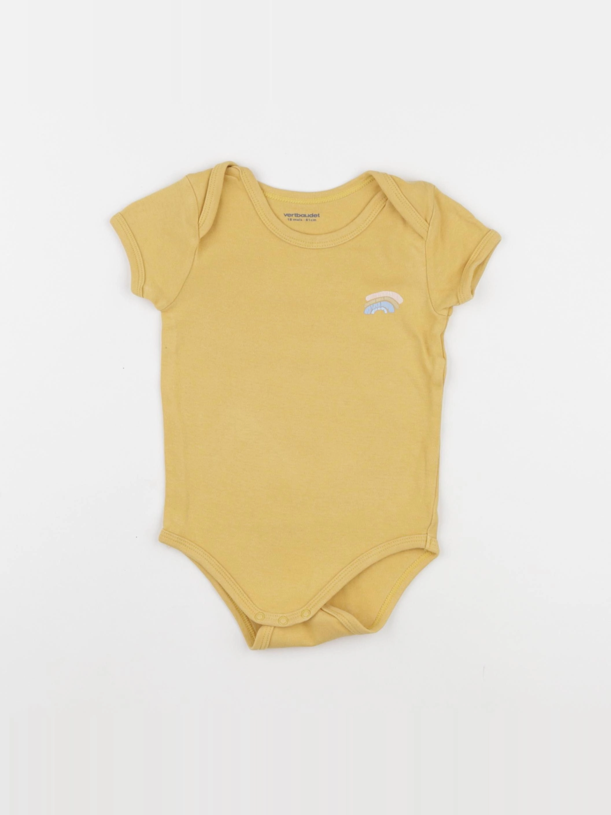 Vertbaudet - body jaune - 18 mois