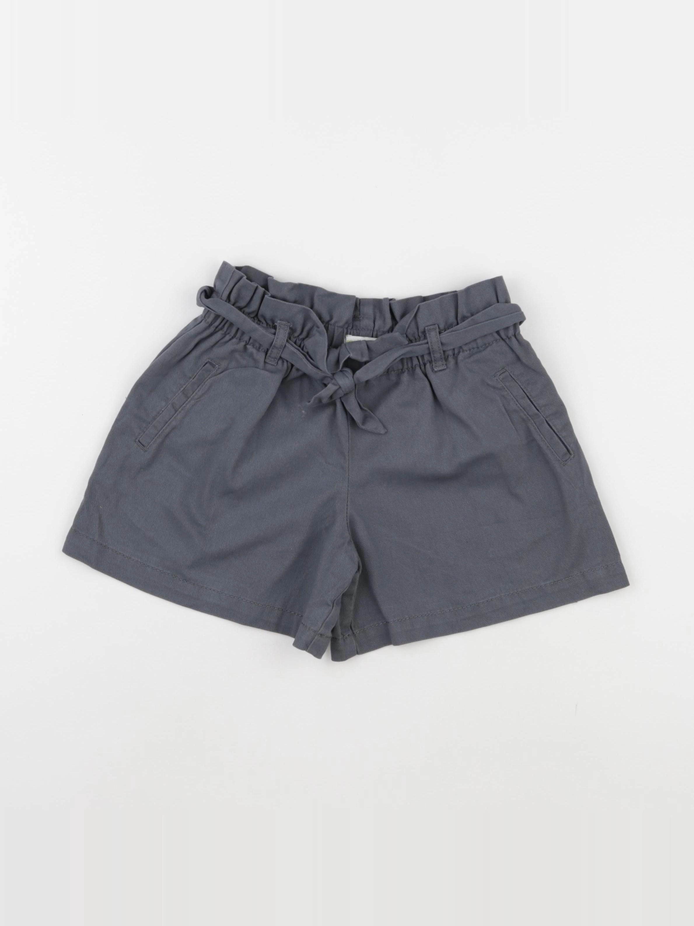 Vertbaudet - short gris - 7 ans