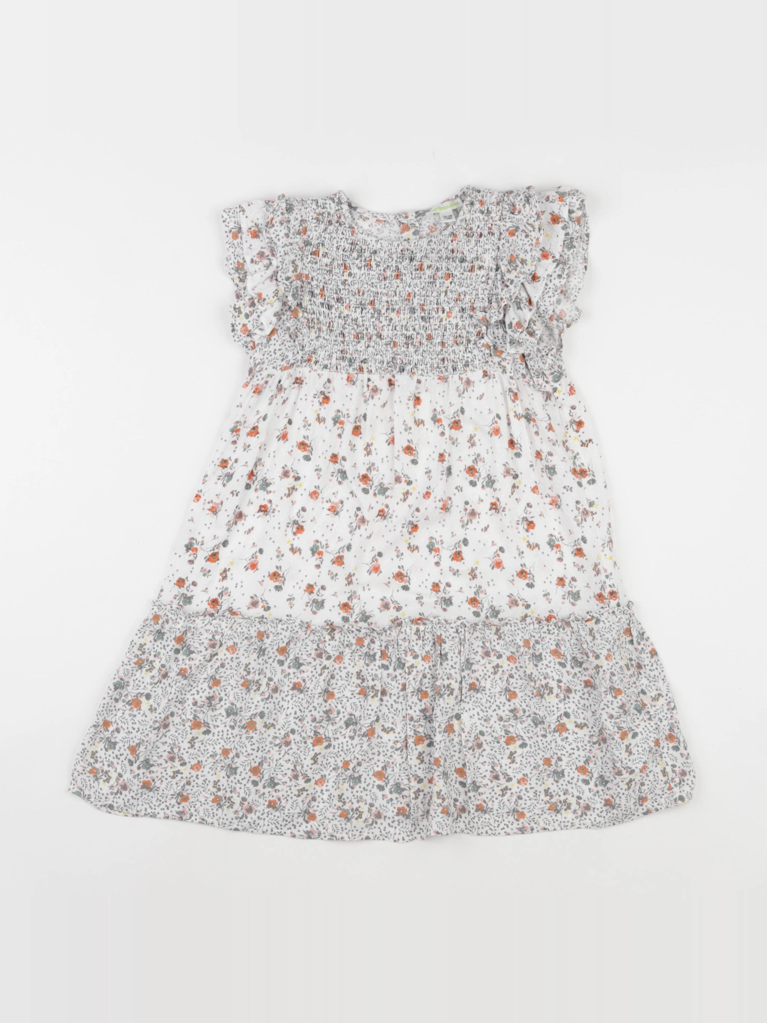 Vertbaudet - robe multicolore - 7 ans