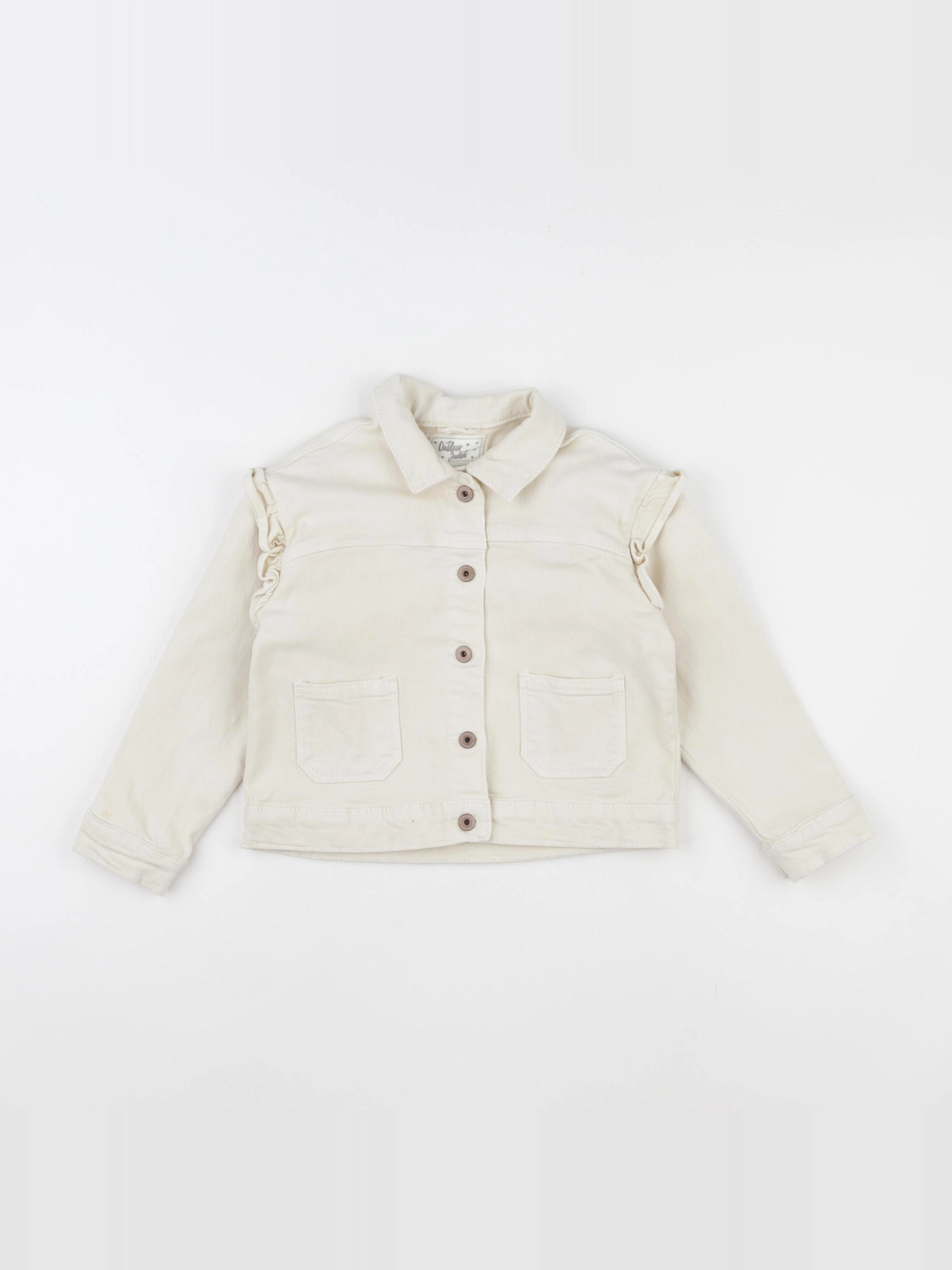Vertbaudet - veste beige - 6 ans