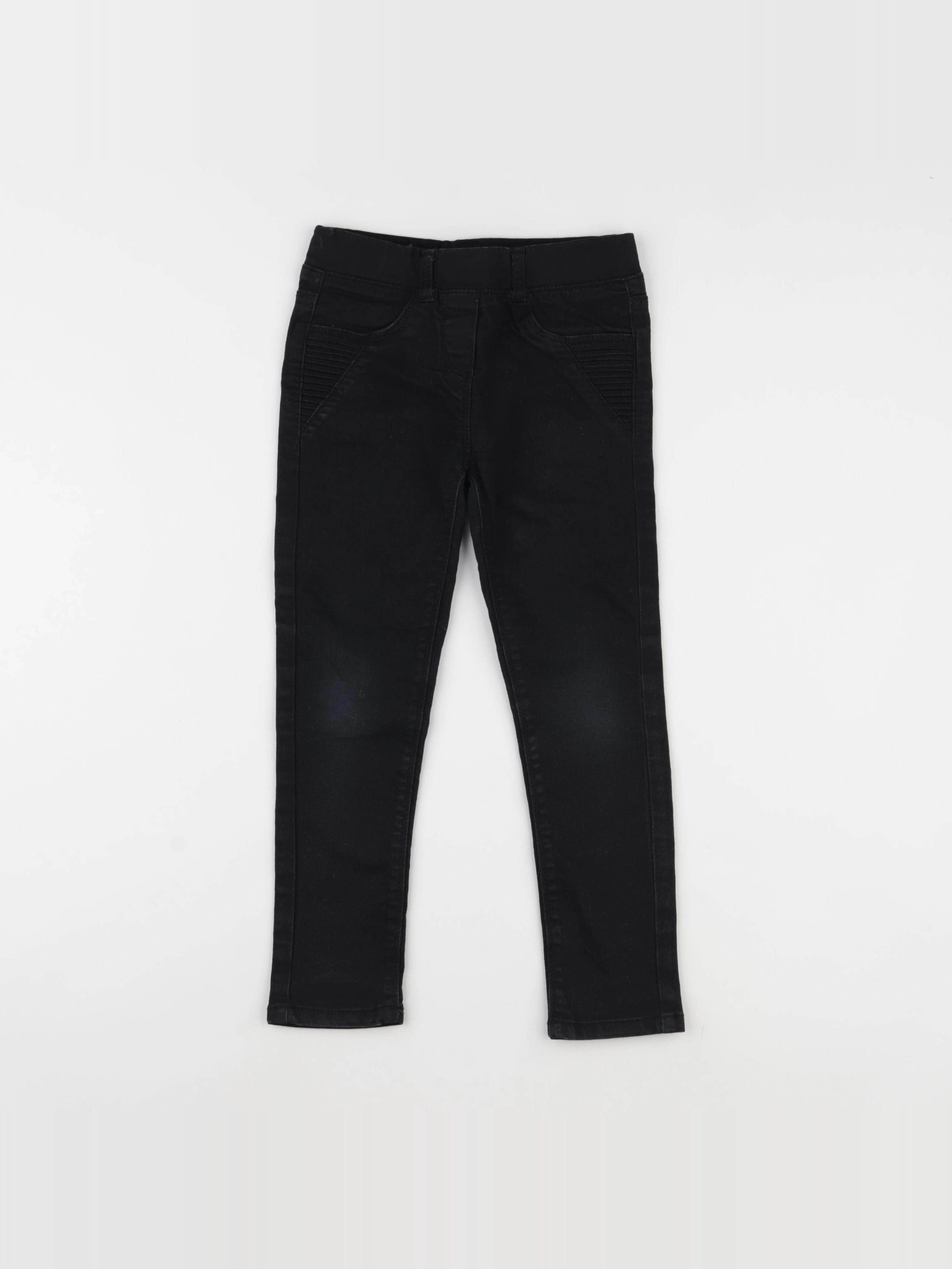 Vertbaudet - jegging noir - 6 ans