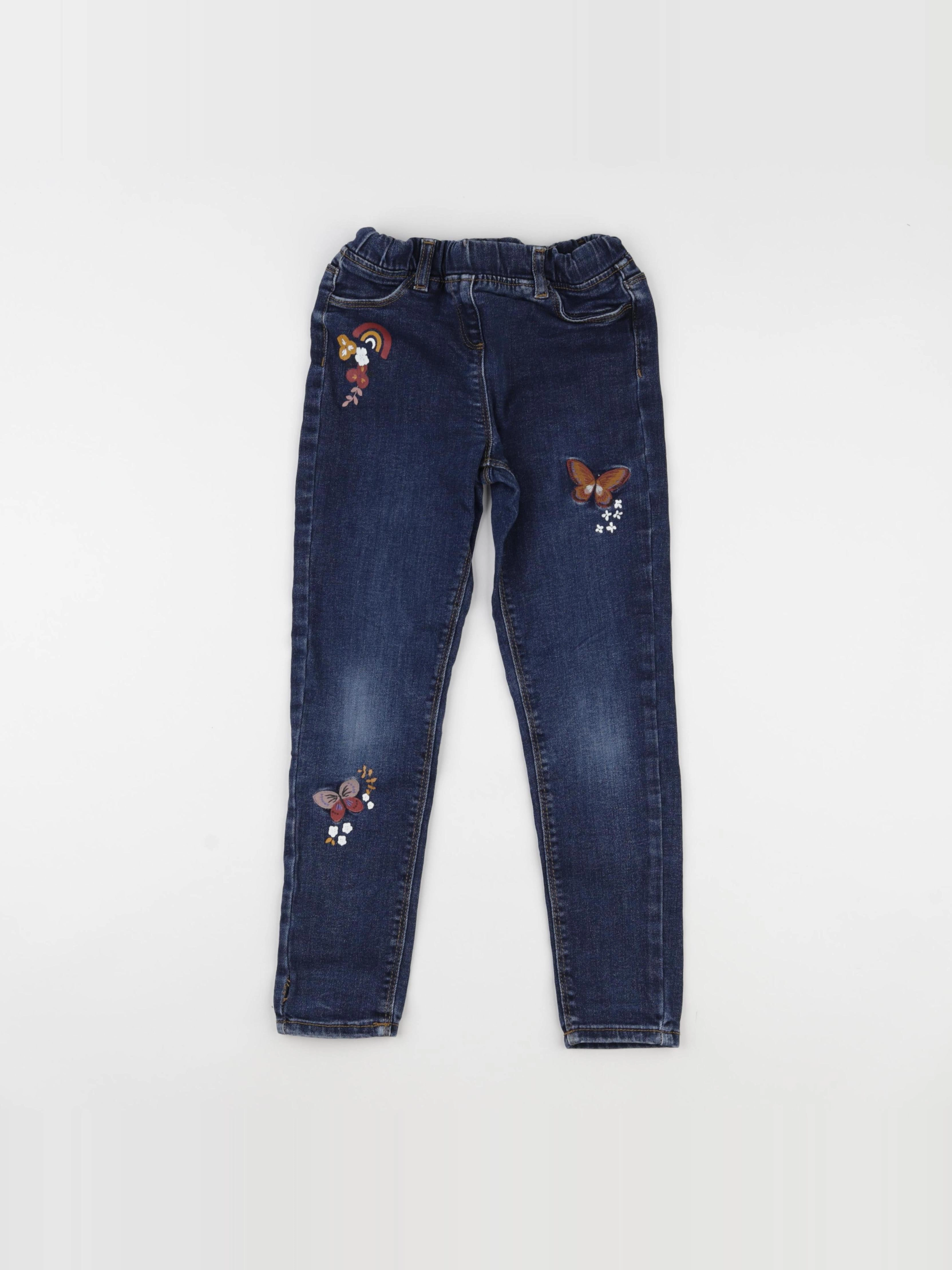 Vertbaudet - jegging bleu - 8 ans