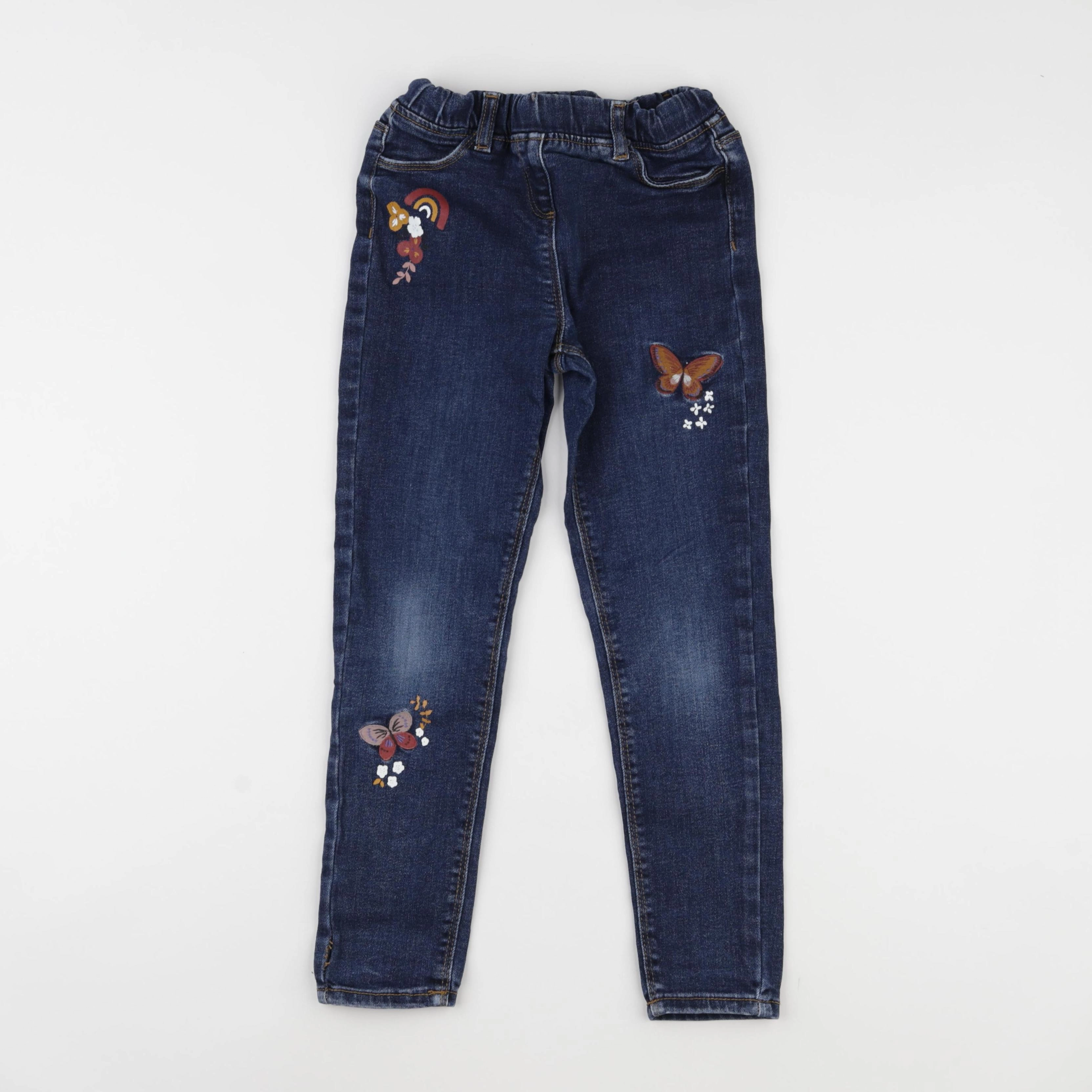 Vertbaudet - jegging bleu - 8 ans