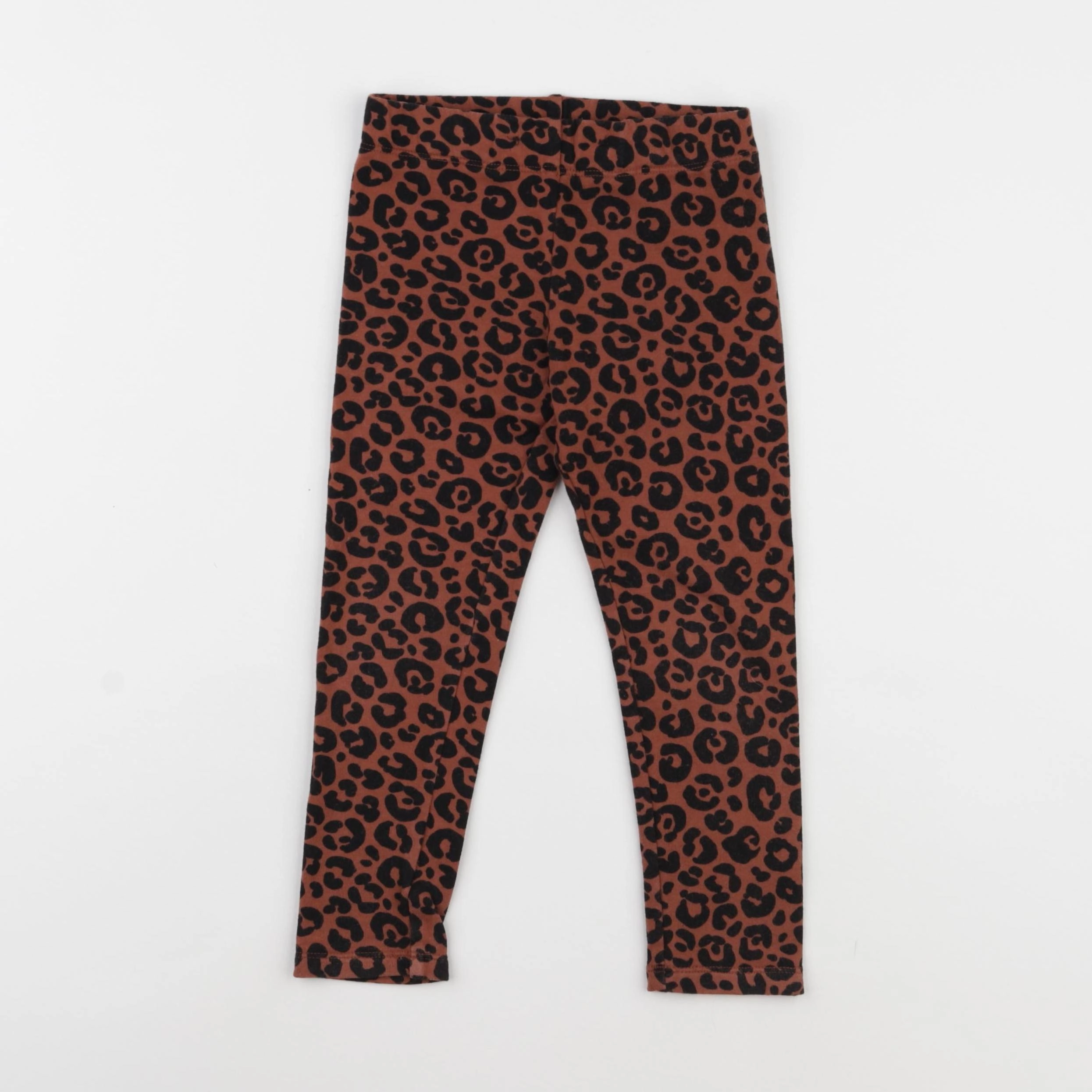 H&M - legging marron, noir - 2/3 ans
