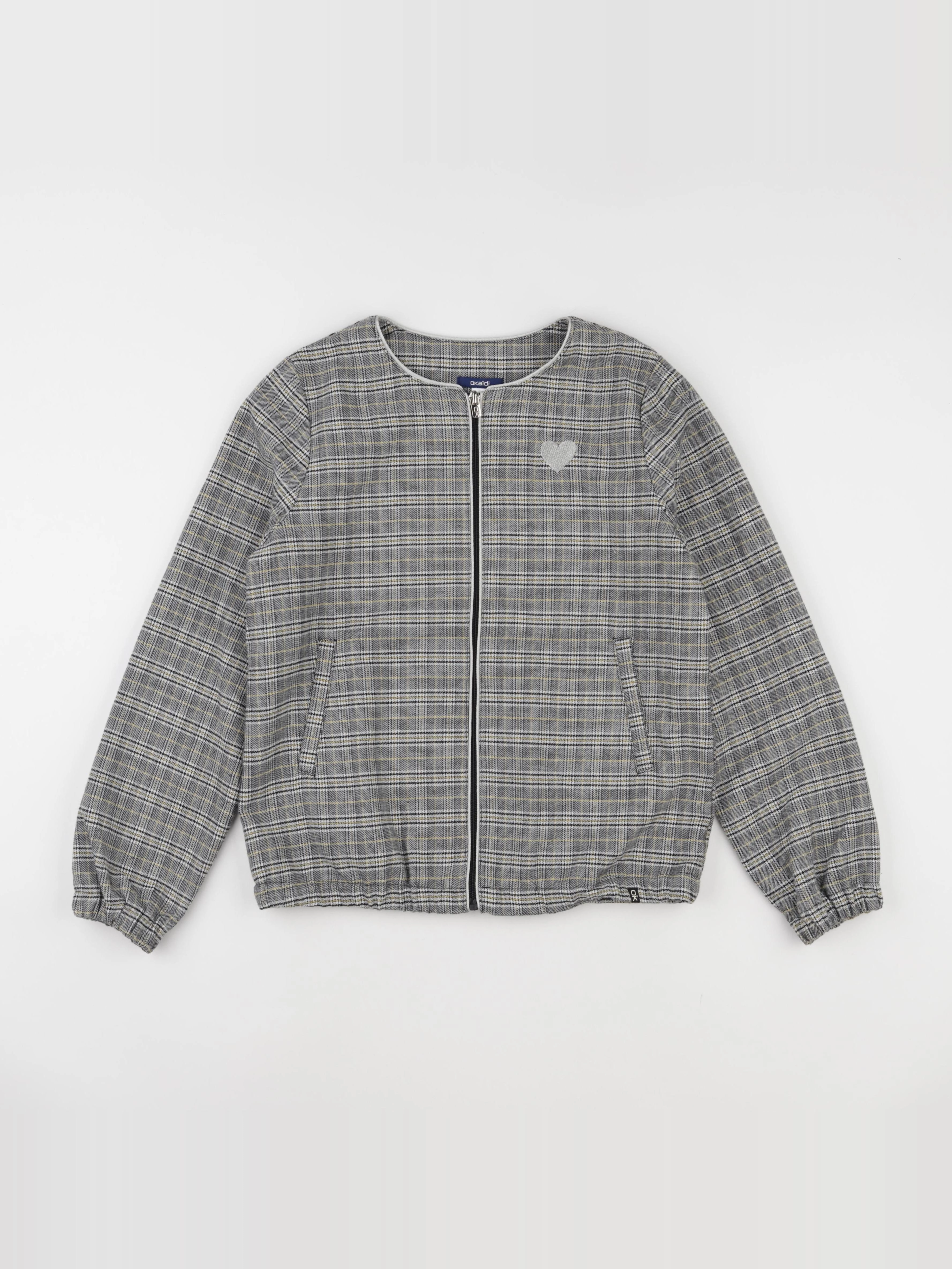 Okaidi - veste gris - 12 ans