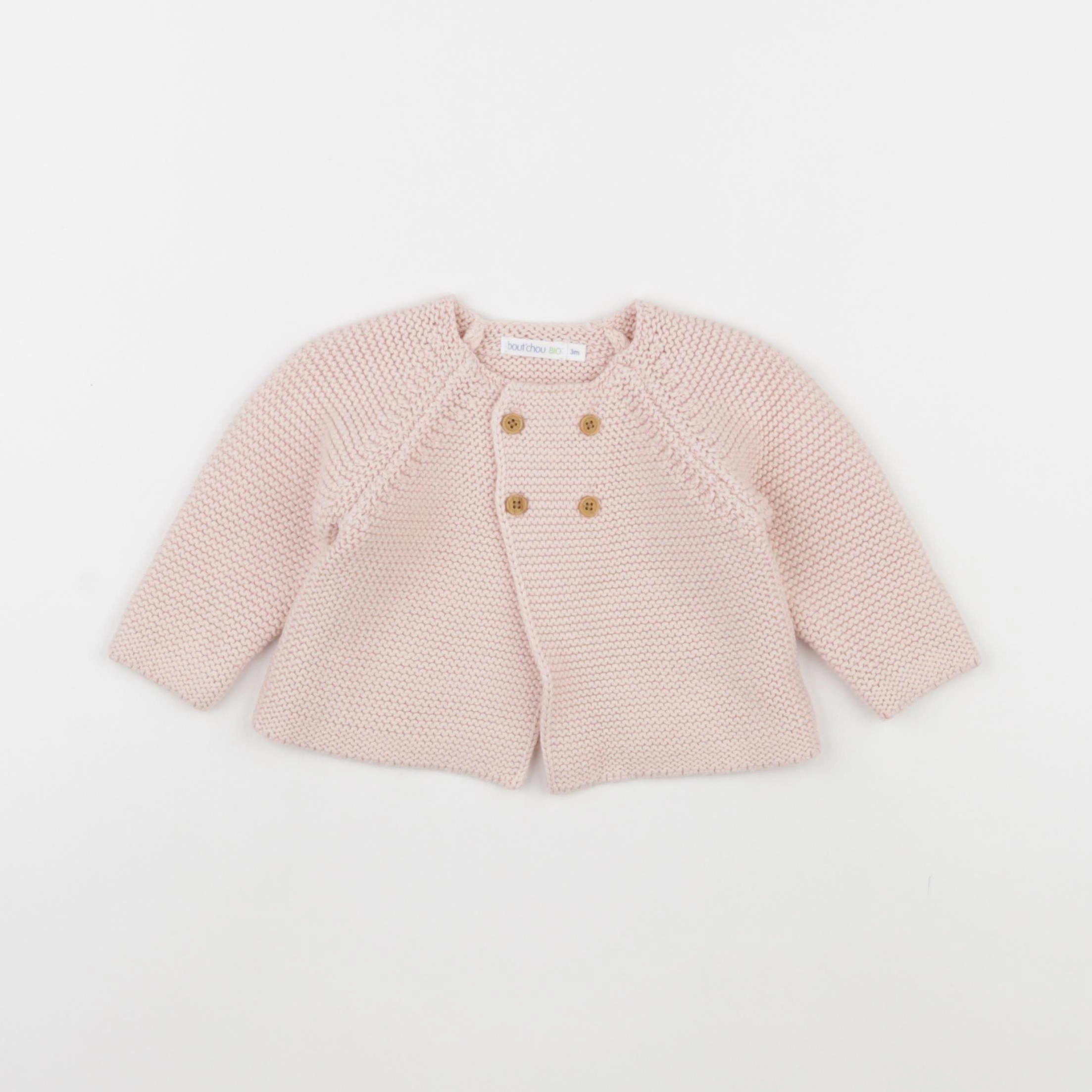 Boutchou - gilet rose - 3 mois